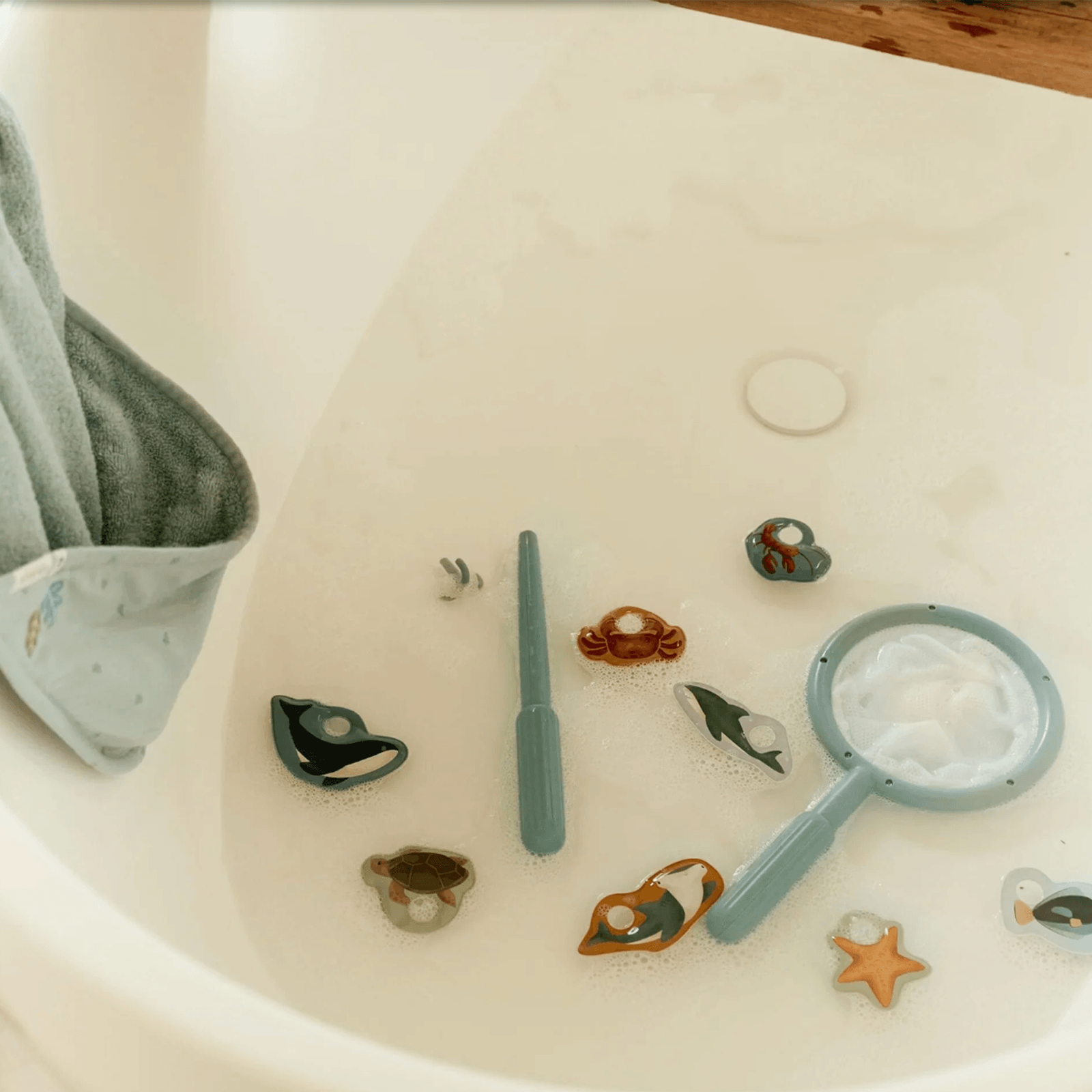 Bath Fishing Game - Blue Sea Creatures
