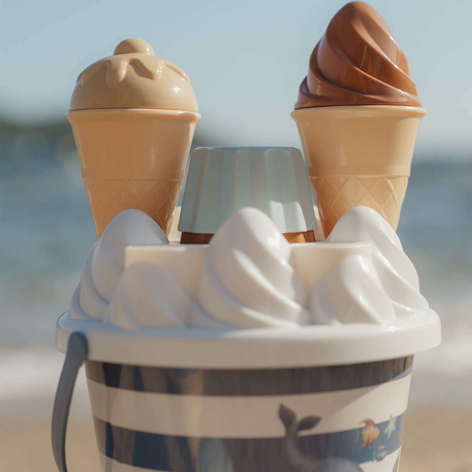 14 Piece Ice Cream Bucket Set - Ocean World