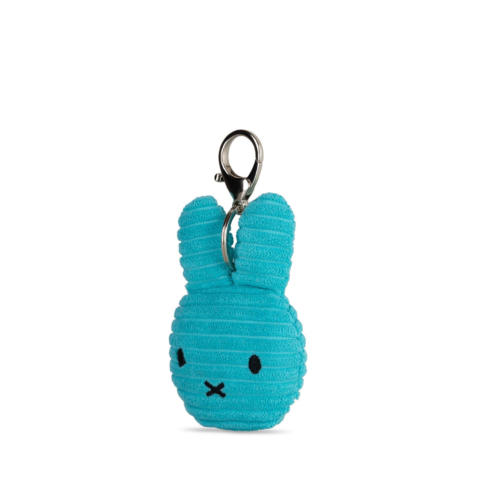 Miffy Flat Corduroy Keychain 10cm Plush - Teal