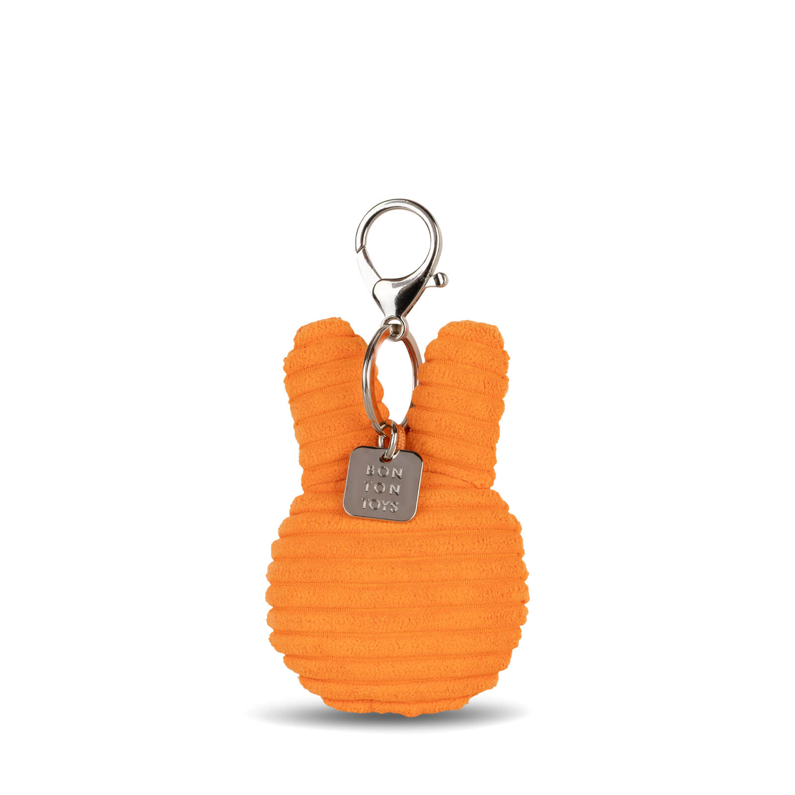Miffy Flat Corduroy Keychain 10cm Plush - Orange