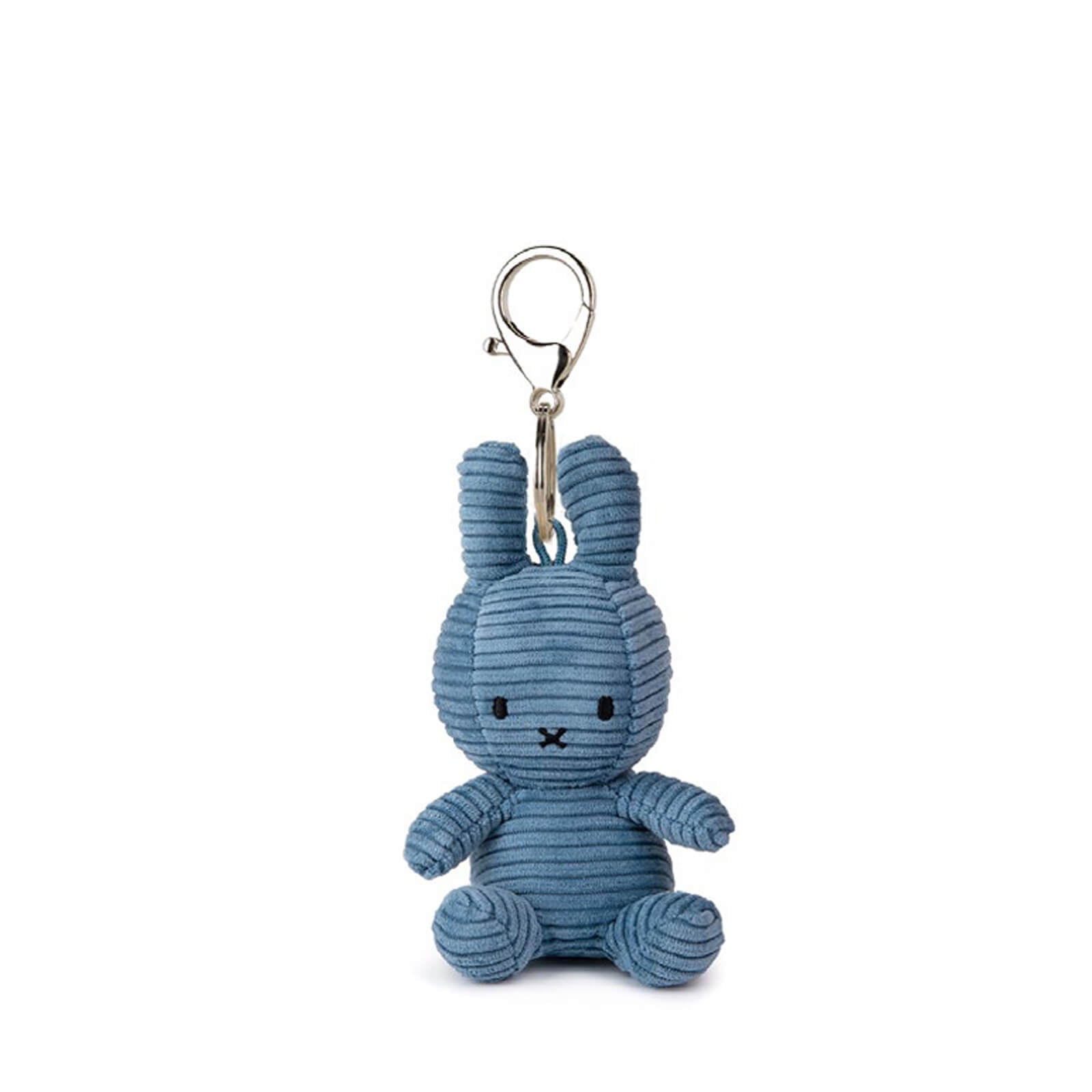 Miffy Corduroy Keychain 10cm Plush - Aviator Blue