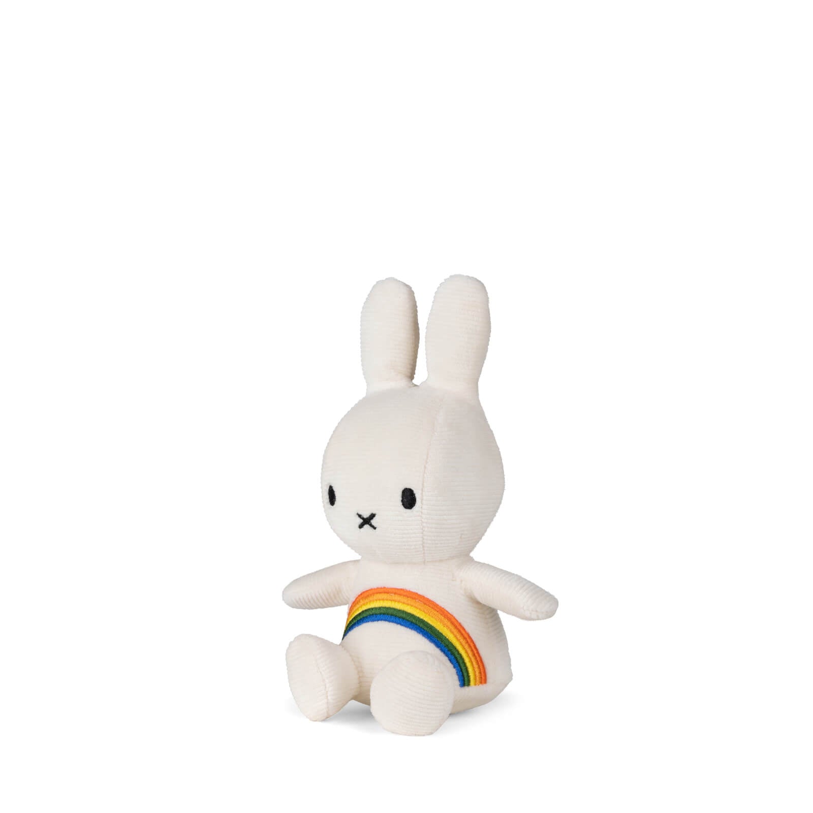 Miffy Corduroy 18cm Plush - Rainbow White