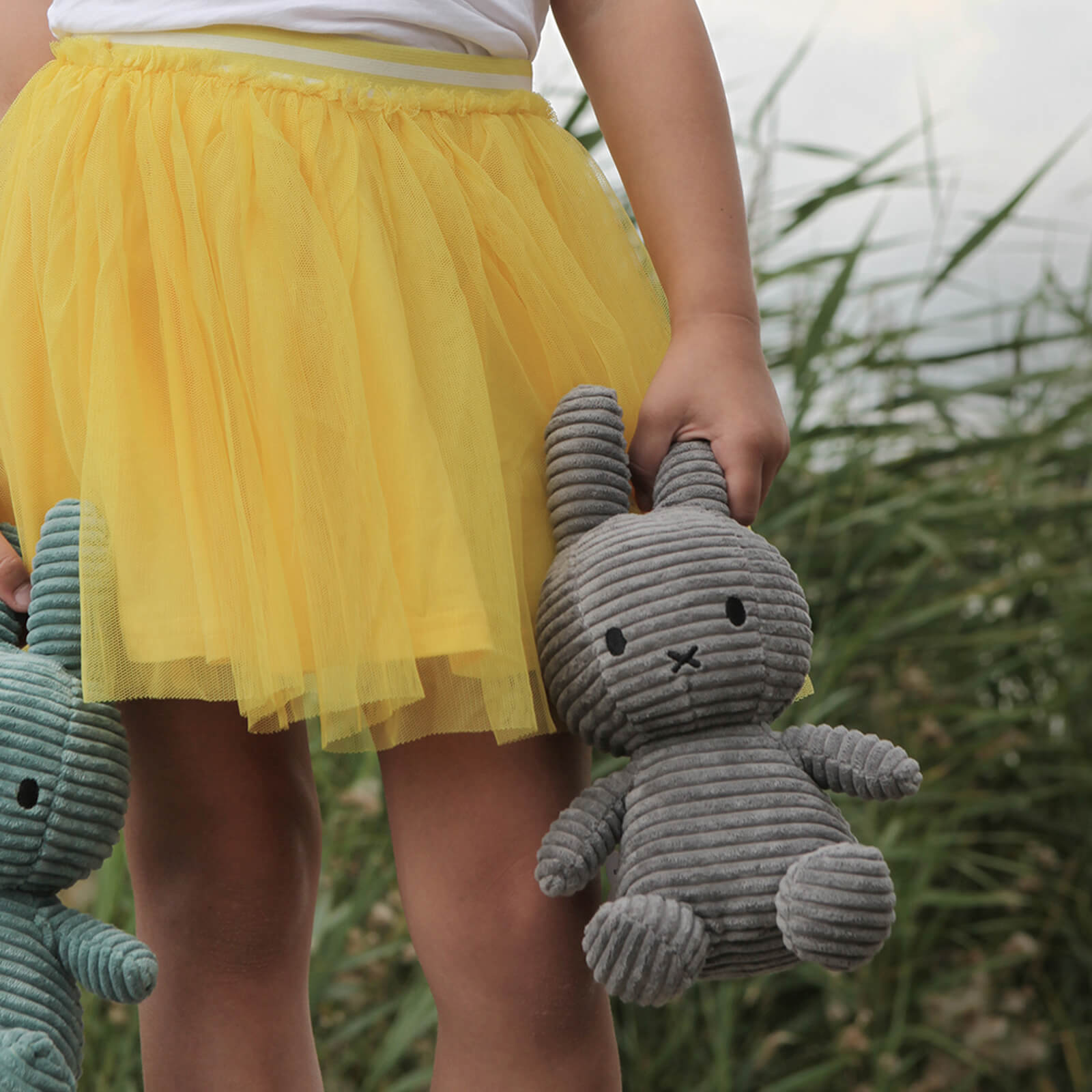 Miffy Corduroy 23cm Plush - Grey