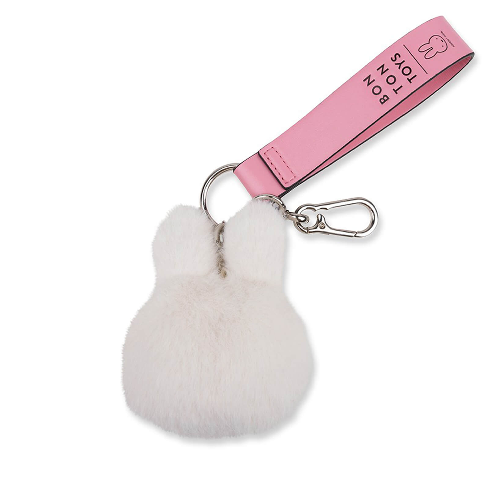 Miffy Fuzzy Bag Charm 11cm Plush - Cream