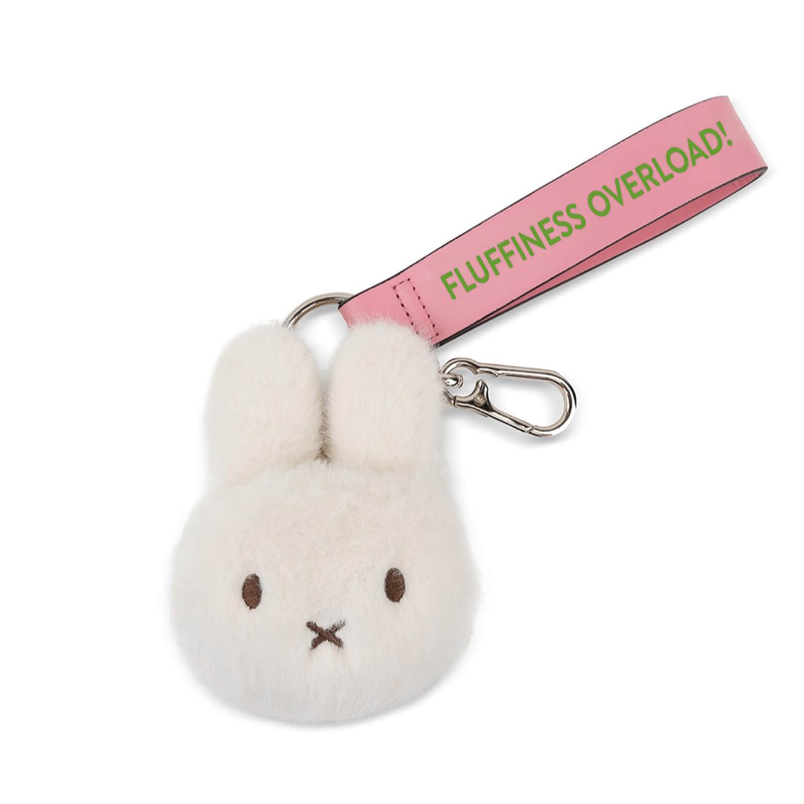 Miffy Fuzzy Bag Charm 11cm Plush - Cream