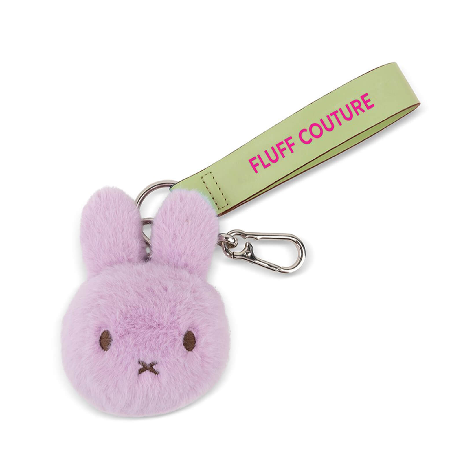 Miffy Fuzzy Bag Charm 11cm Plush - Lilac