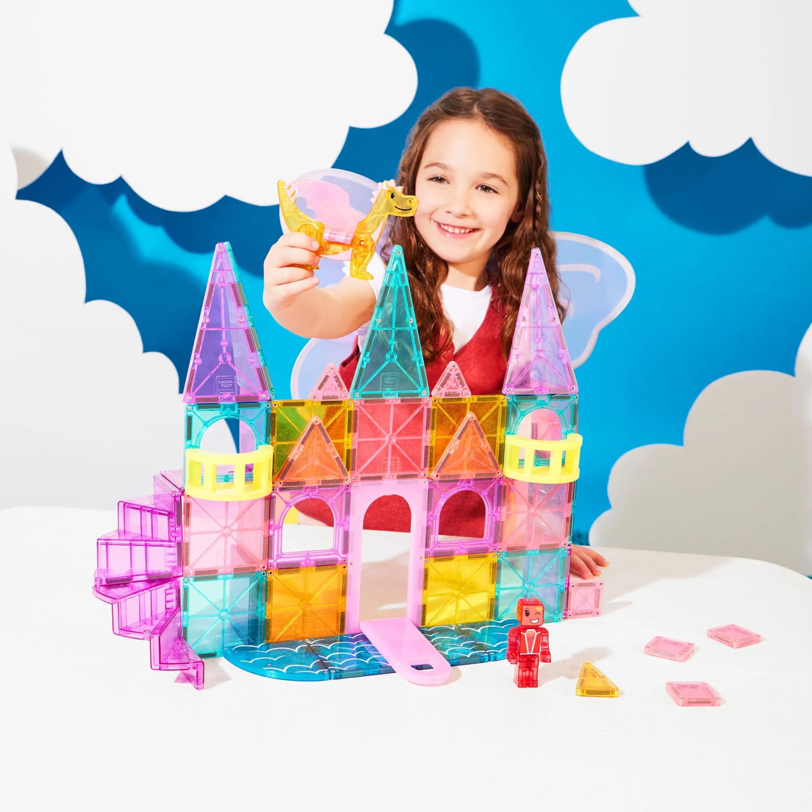 Castle DLX with microMAGS - 48 Piece Set