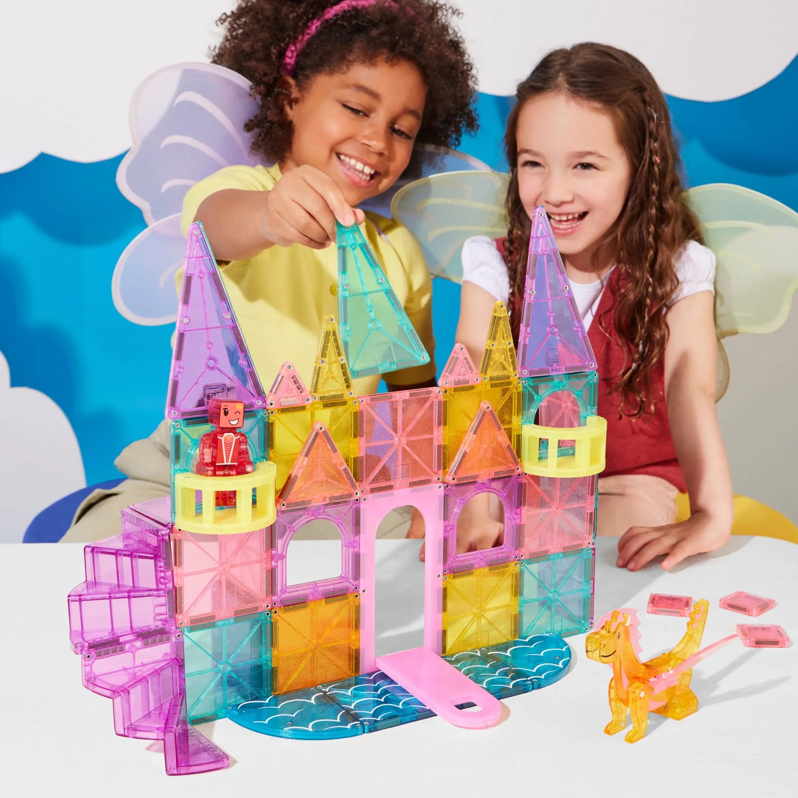 Castle DLX with microMAGS - 48 Piece Set