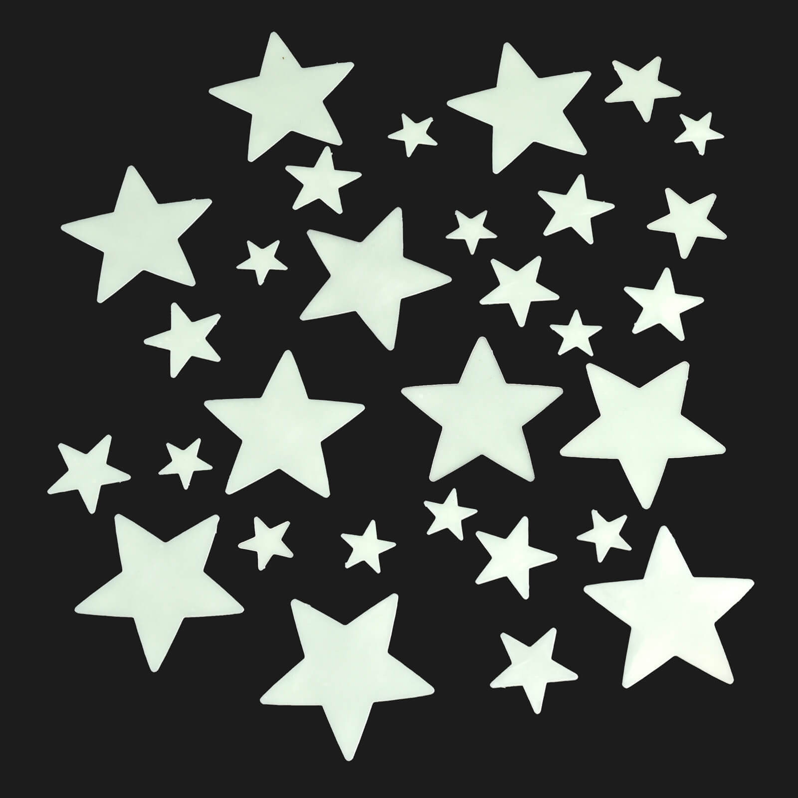 Glow In The Dark Stars - Box of 30