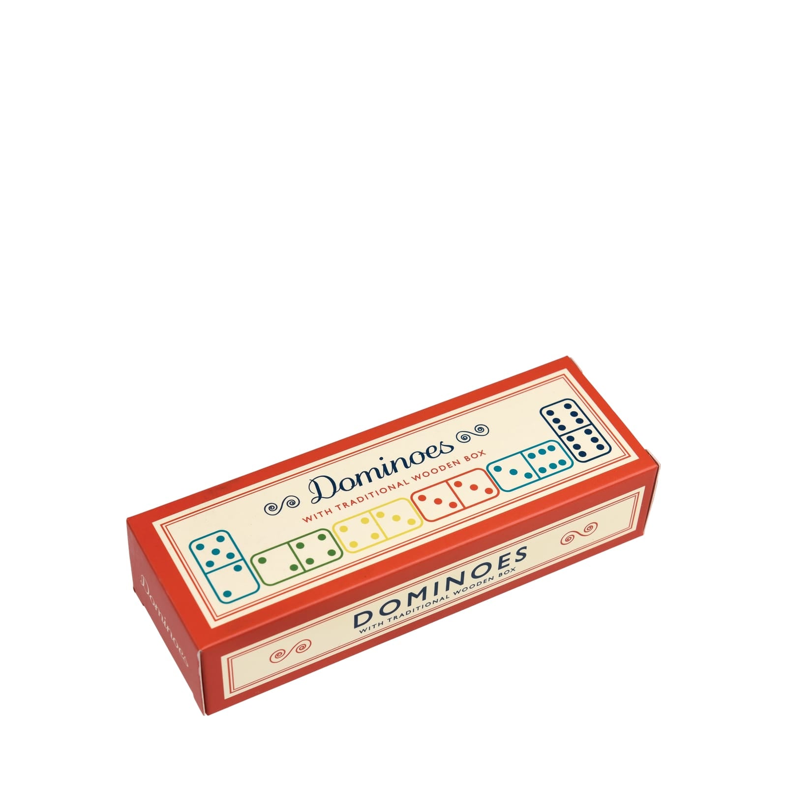 Wooden Box Of Dominoes