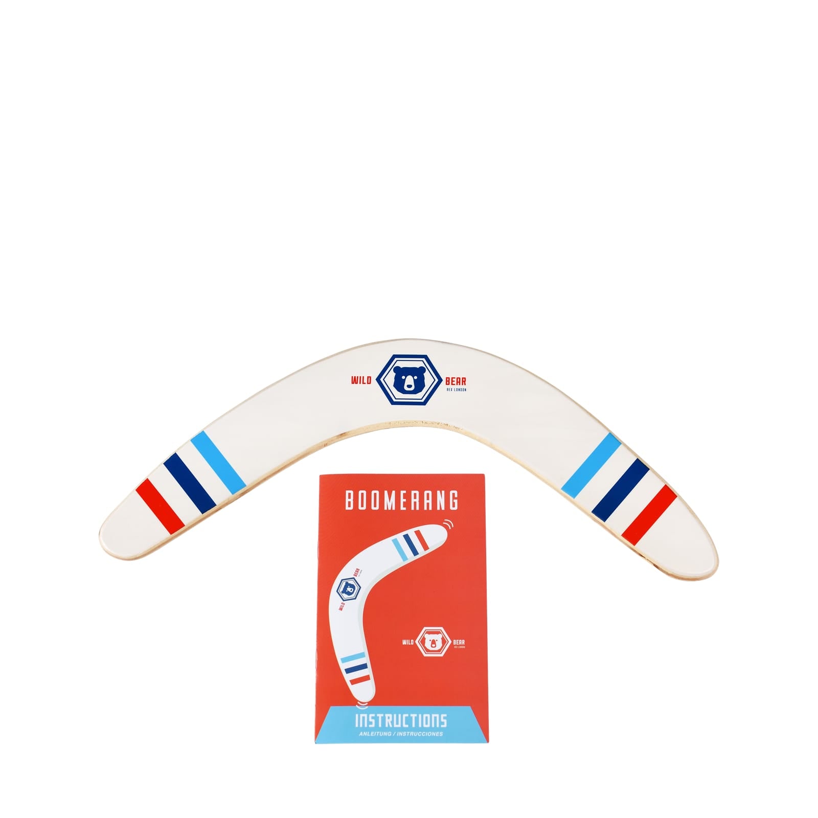 Wooden Boomerang - Wild Bear