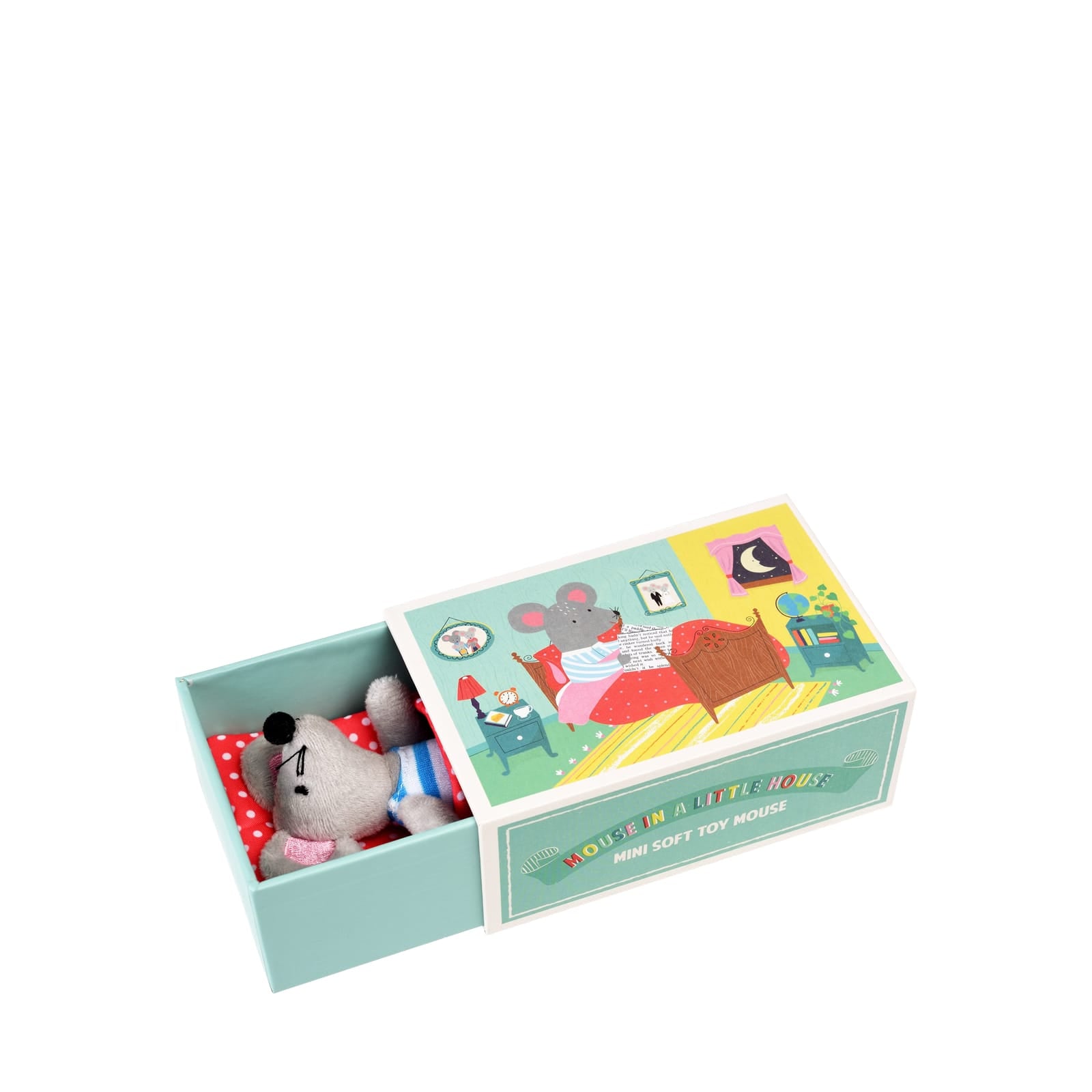 Soft Toy In a Little Box - Mouse In a House