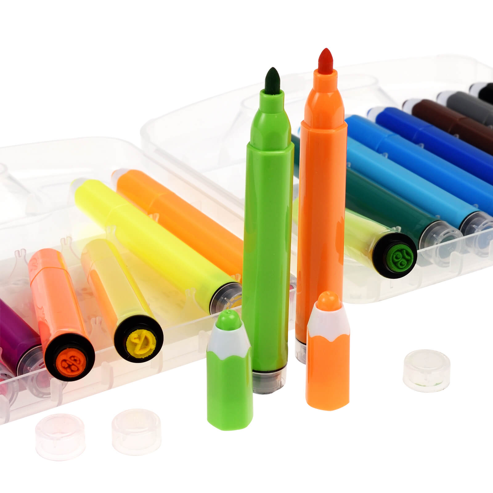Felt Tip Stamp Pens - Fairies In The Garden