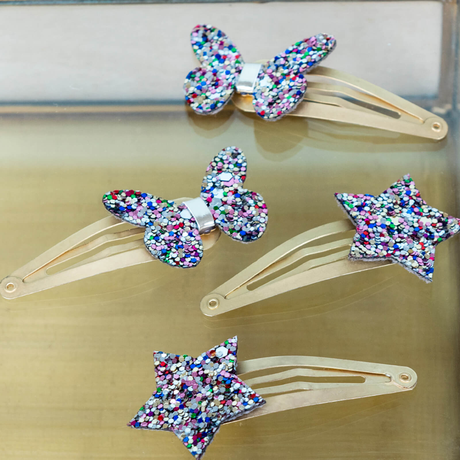 Glitter Star Hair Clip - Fairies In The Garden