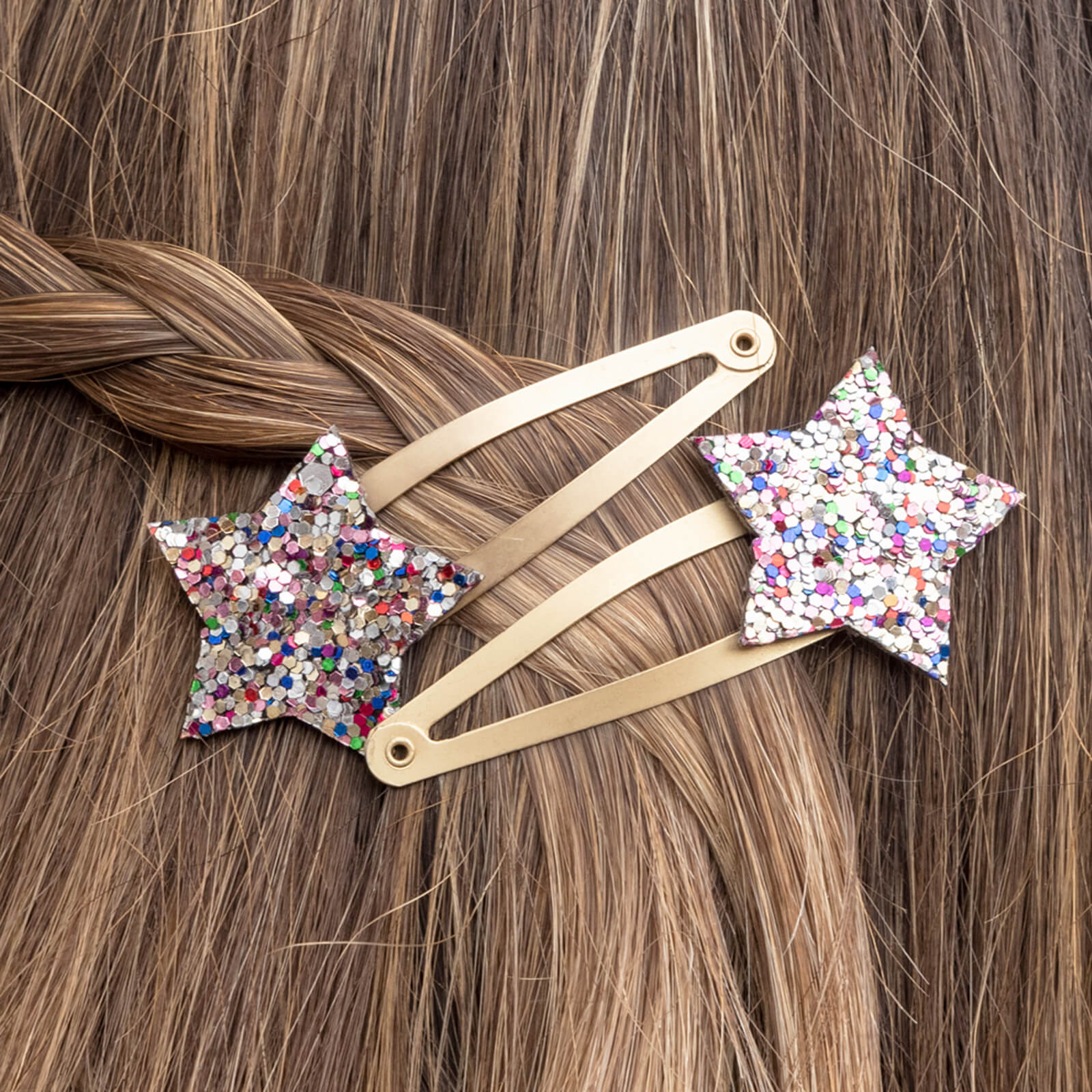 Glitter Star Hair Clip - Fairies In The Garden