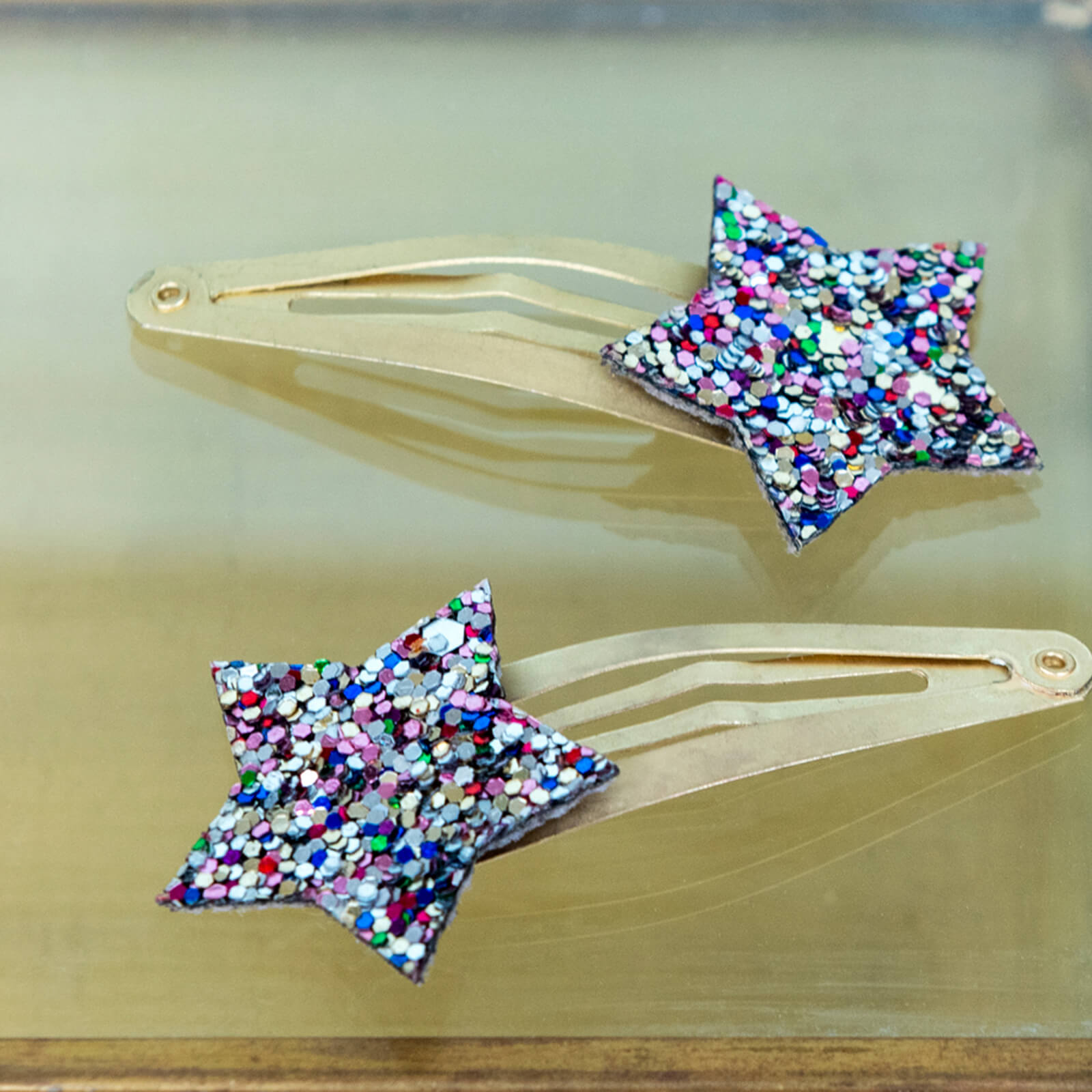Glitter Star Hair Clip - Fairies In The Garden