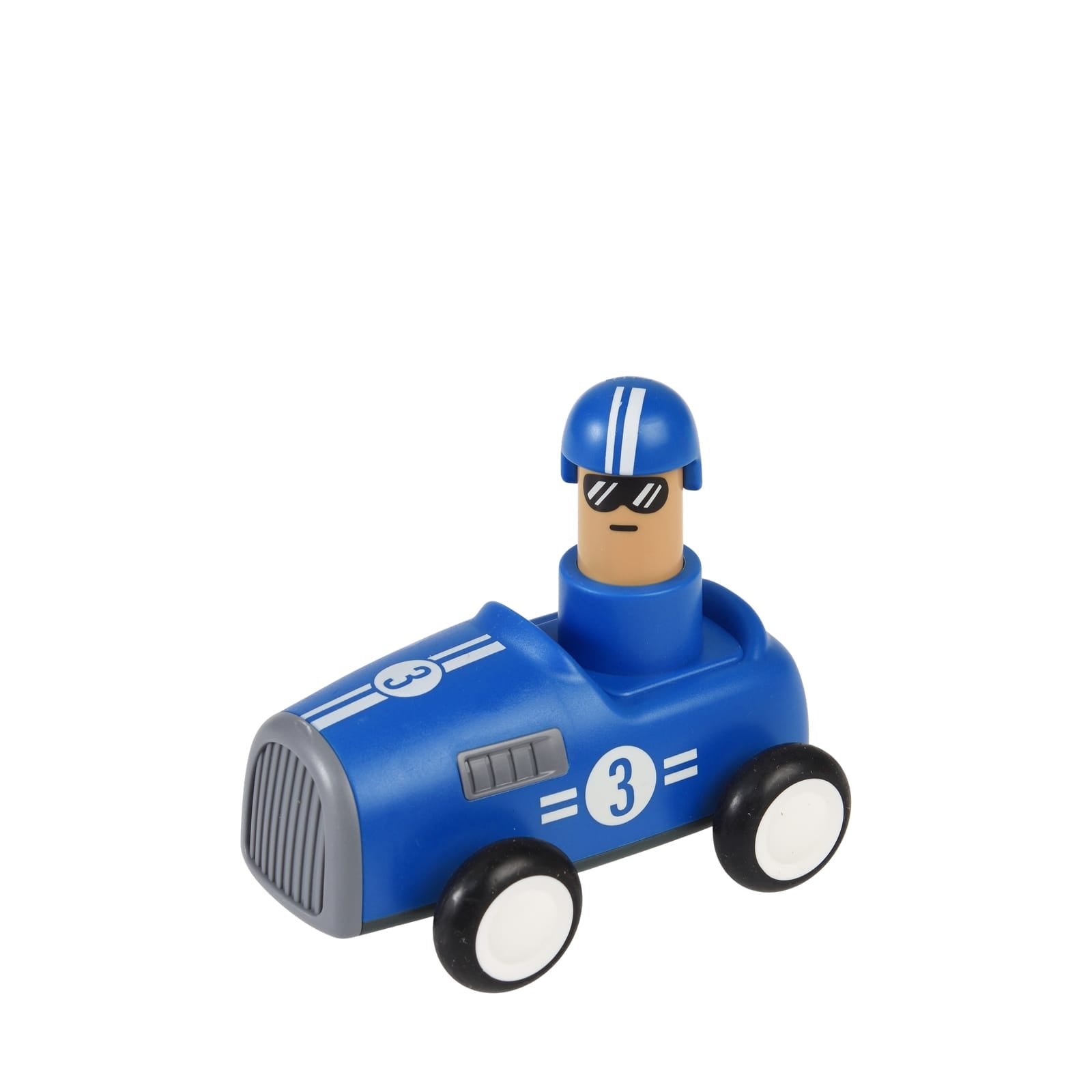 Push Down and Go Racing Car - Blue