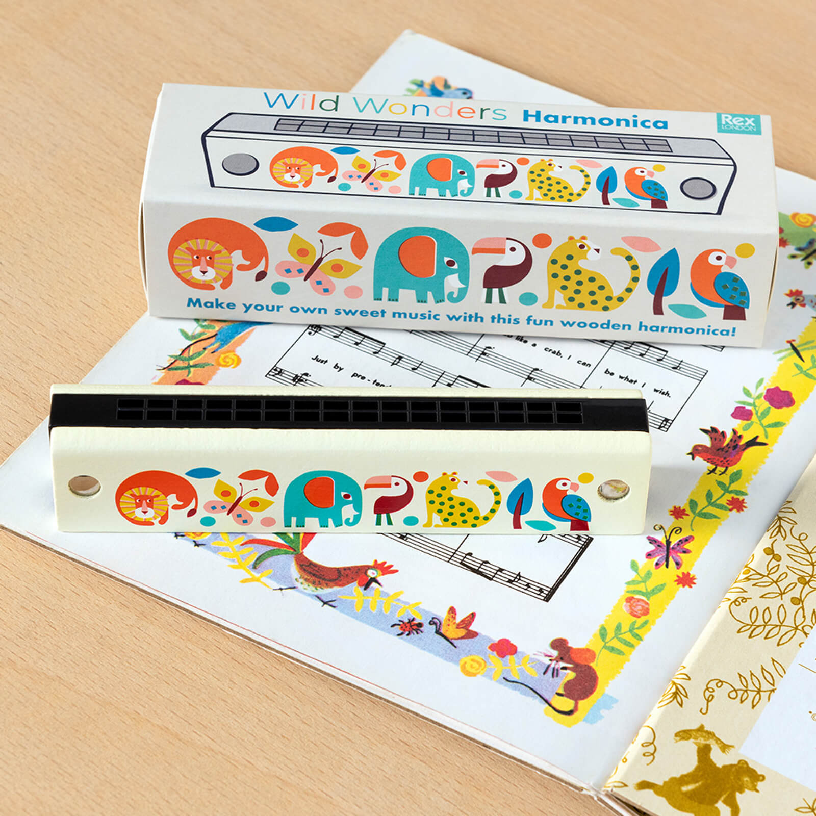 Wooden Harmonica - Wild Wonders