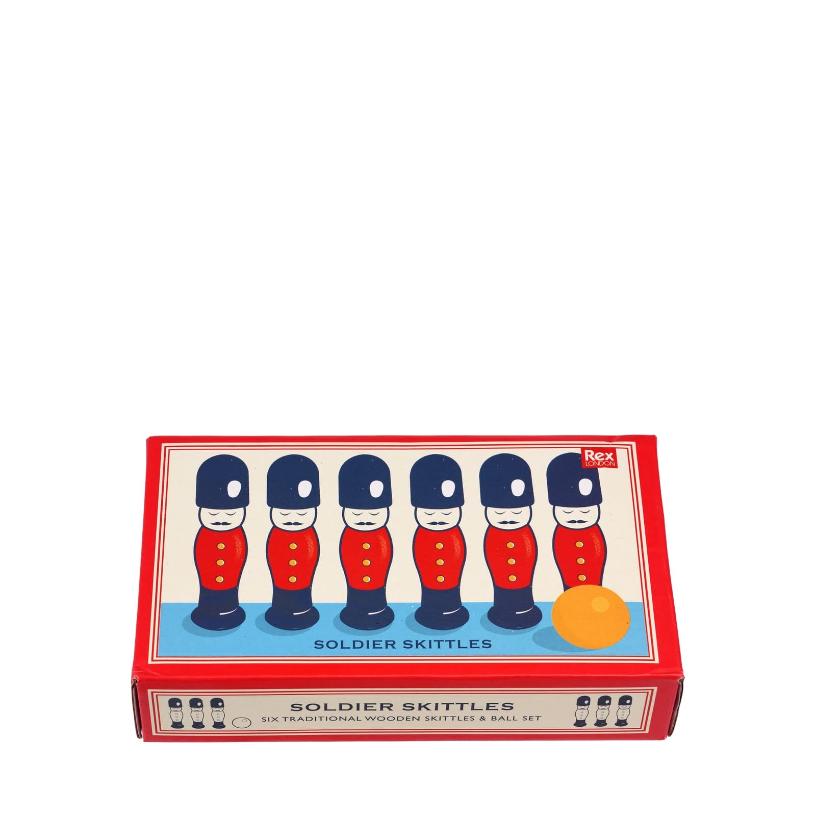 Wooden Bowling Skittles - 6 Soldiers