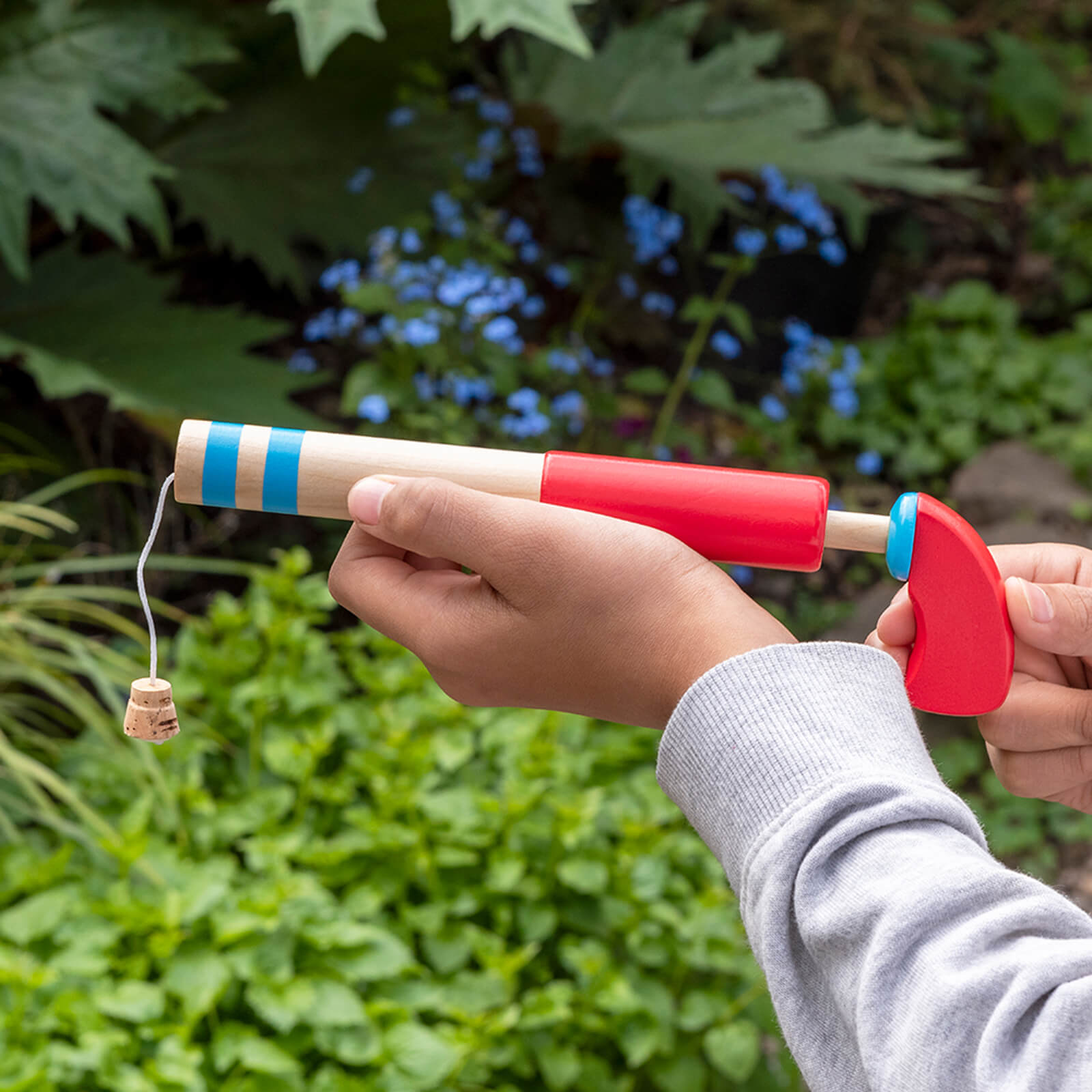 Traditional Wooden Pop Toy Gun