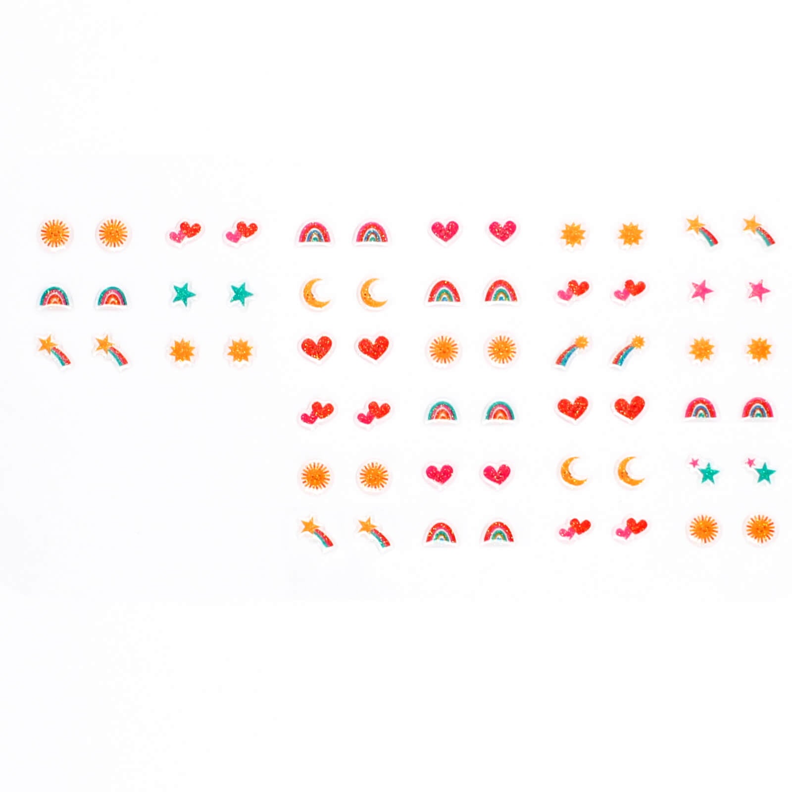 Stick On Earrings 30 Pairs - Cosmic Love