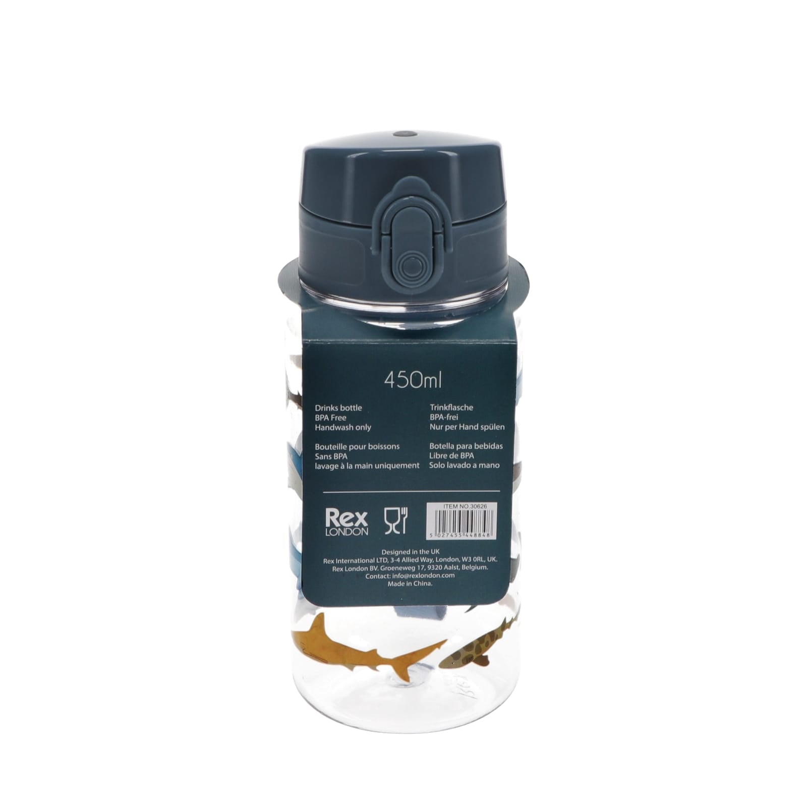 Water Bottle 450ml - Sharks