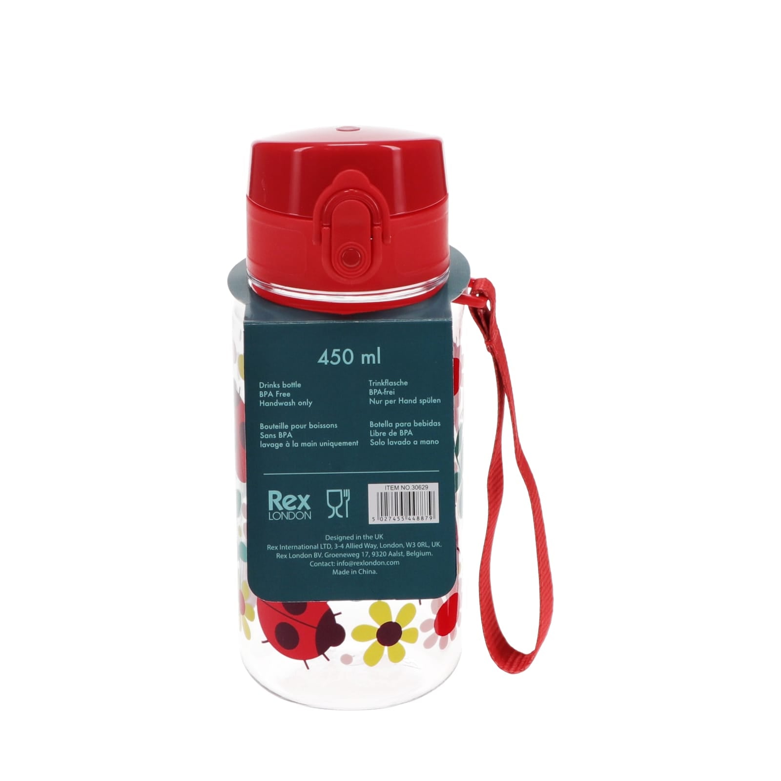Water Bottle 450ml - Ladybird