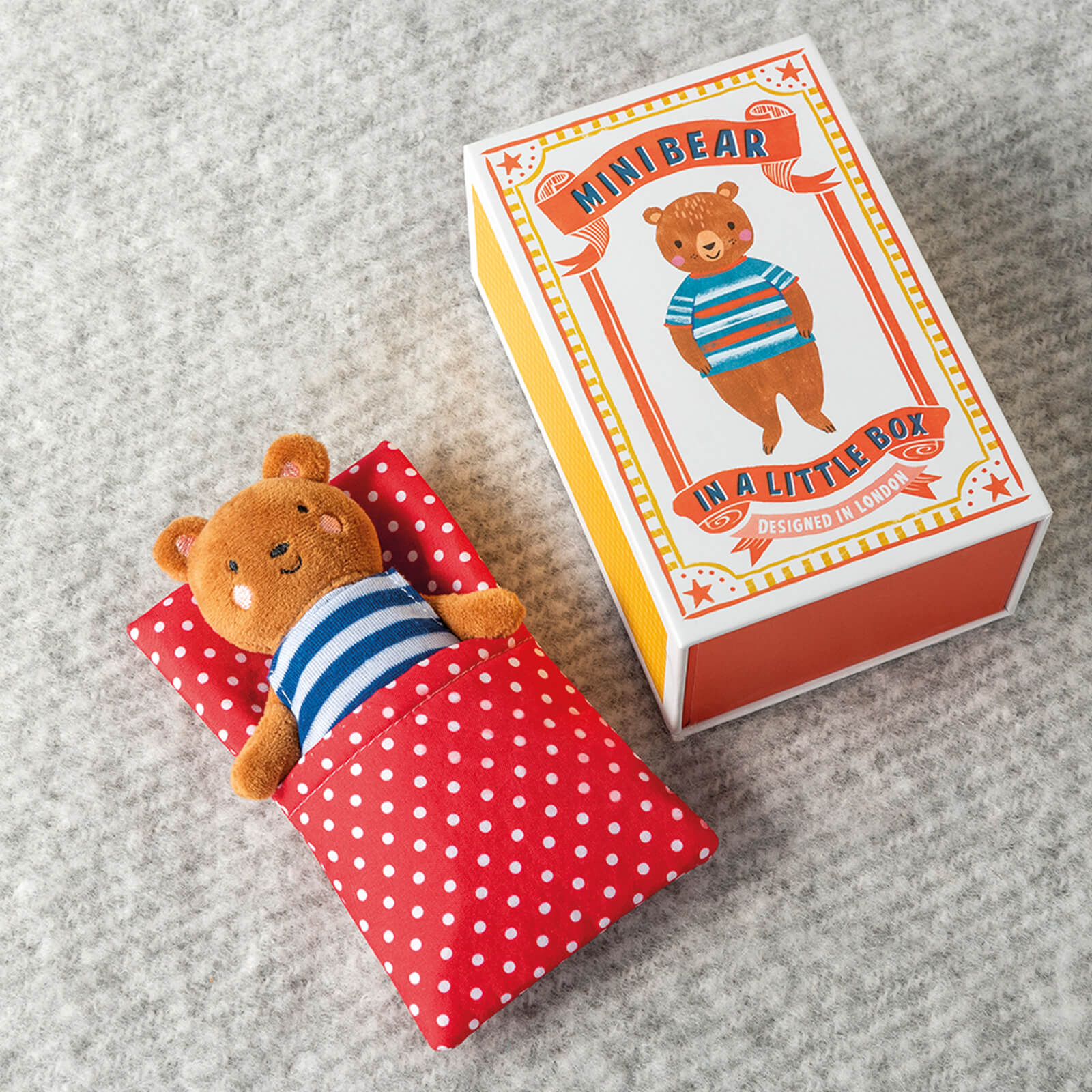 Soft Toy In a Little Box - Mini Bear