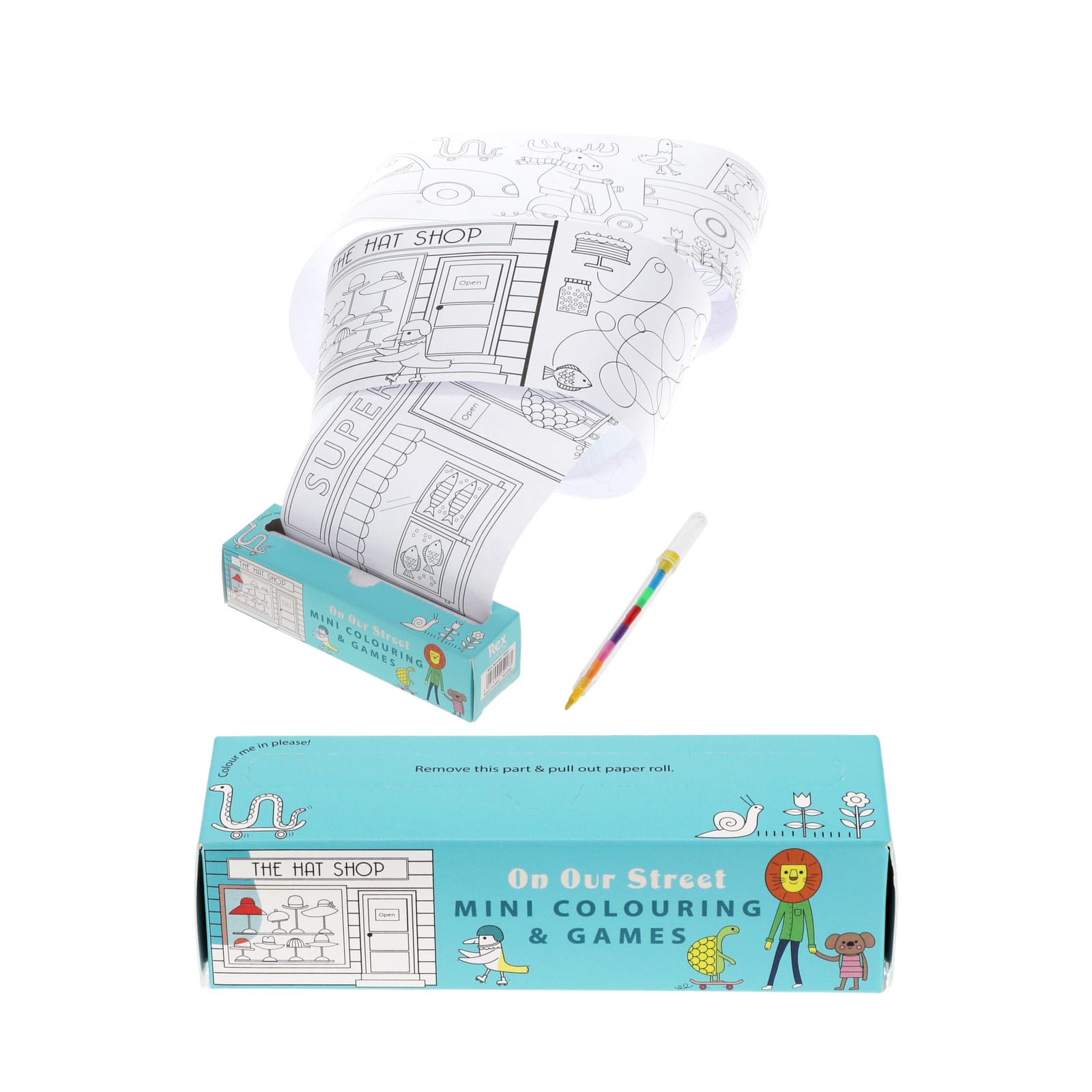 Mini Colouring and Games - On The Street