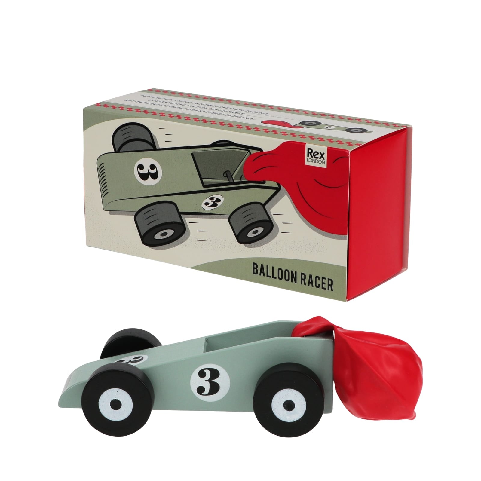 Wooden Balloon Powered Racing Car