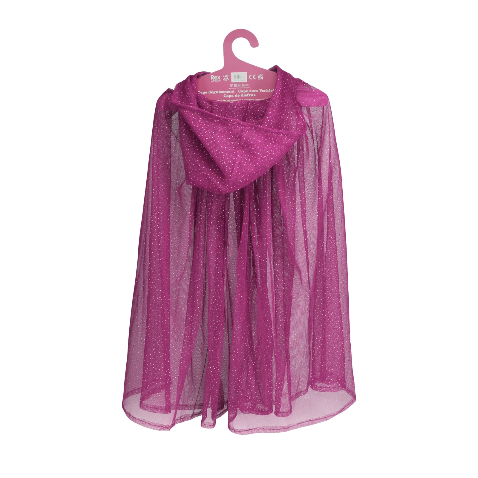 Glitter Cape - Dark Pink