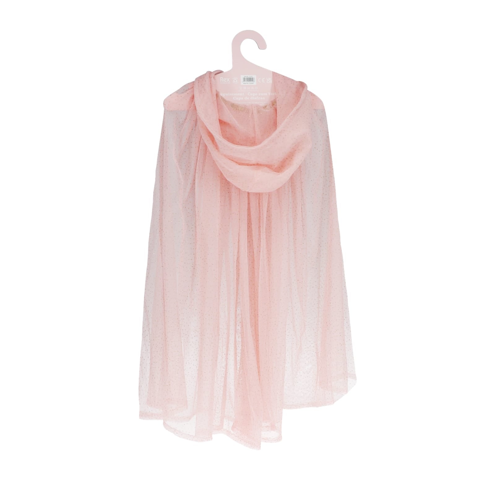 Glitter Cape - Light Pink