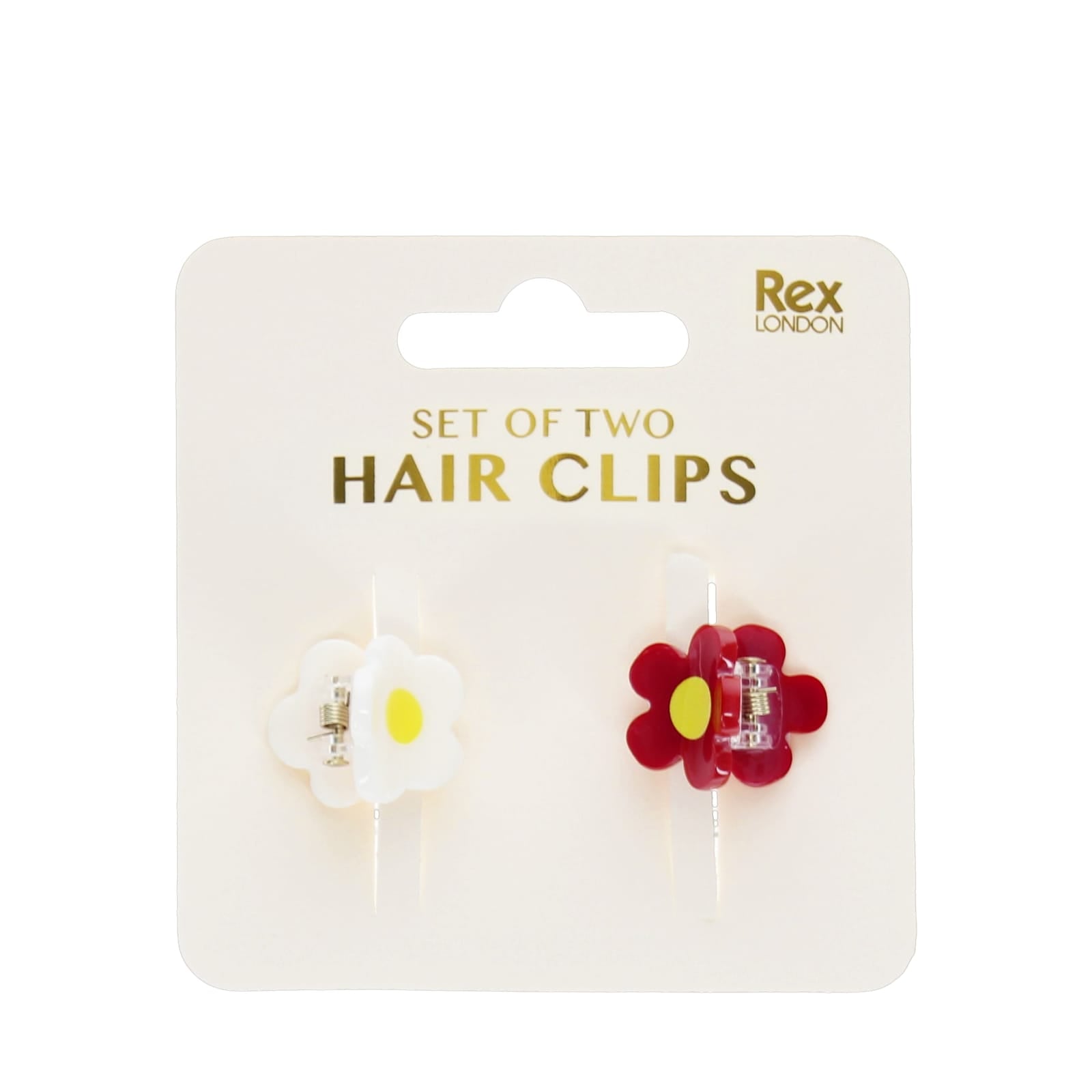 Mini Hair Claw Clips - Flowers