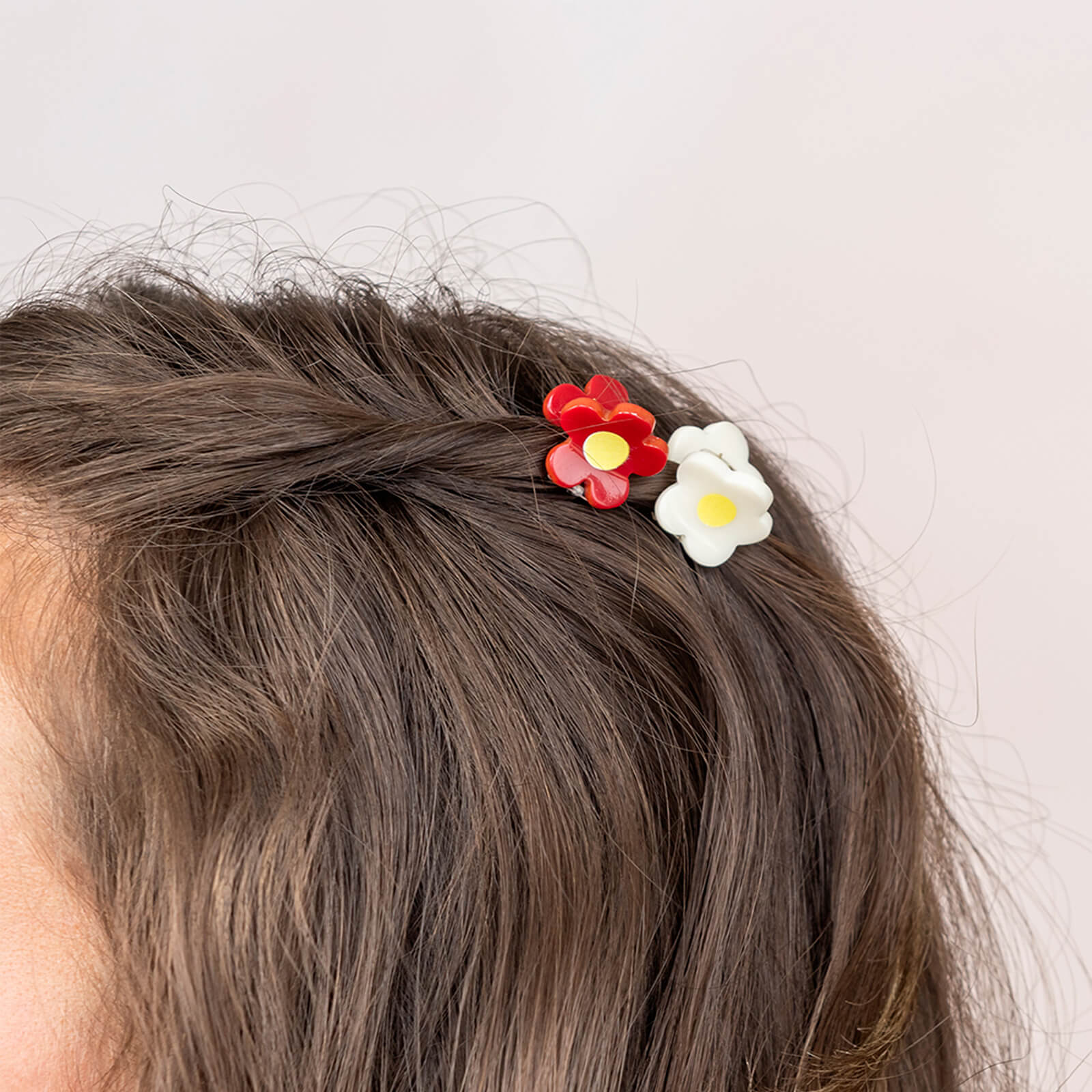 Mini Hair Claw Clips - Flowers
