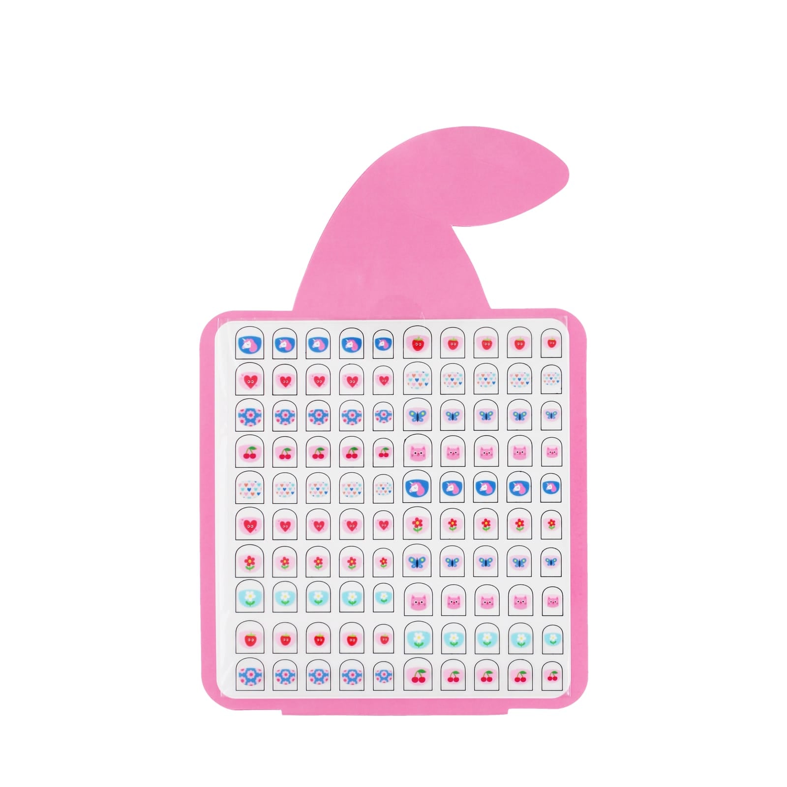 Nail Stickers Pack of 100 - Cherry