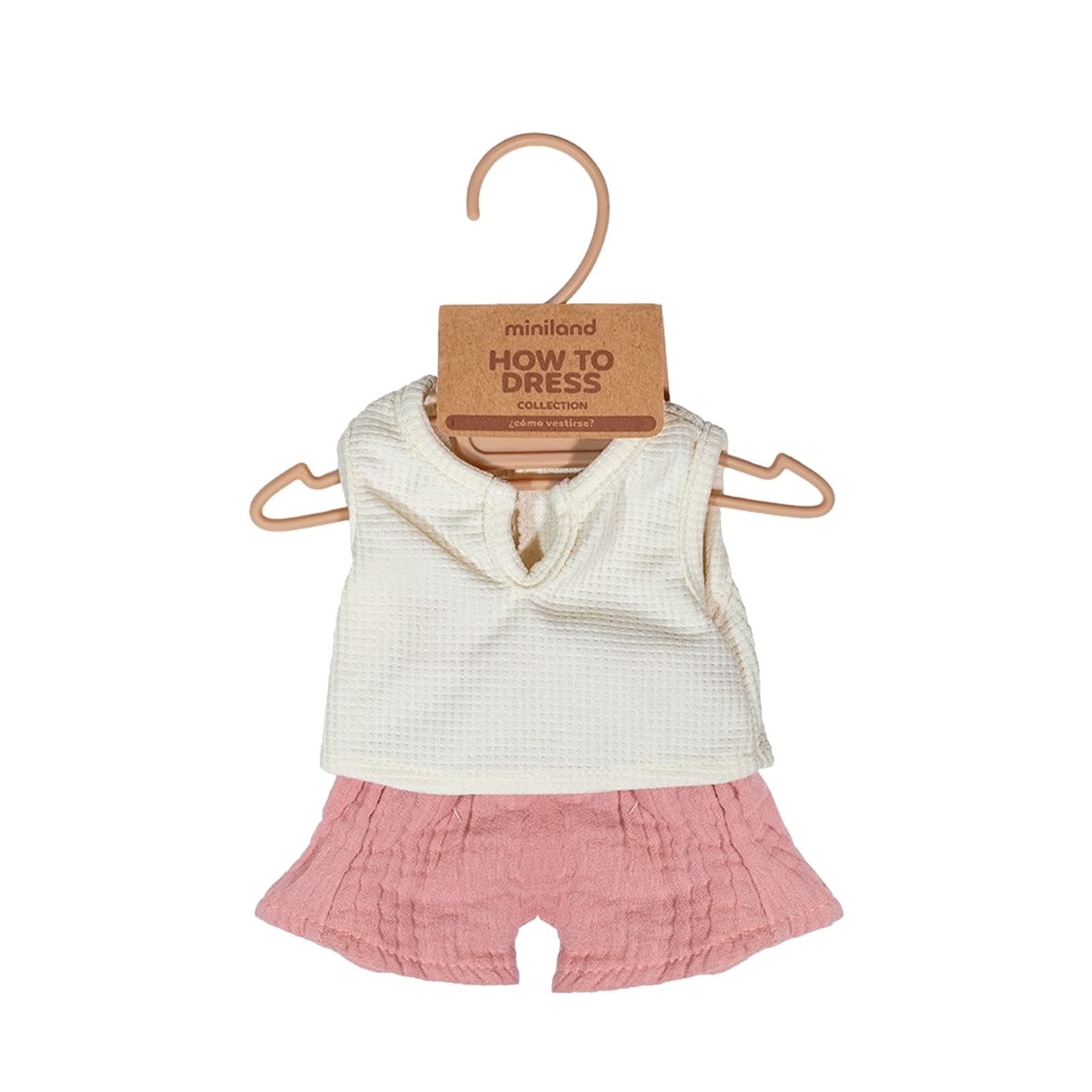 Doll Outfit Pink T-Shirt and Pants - 38cm