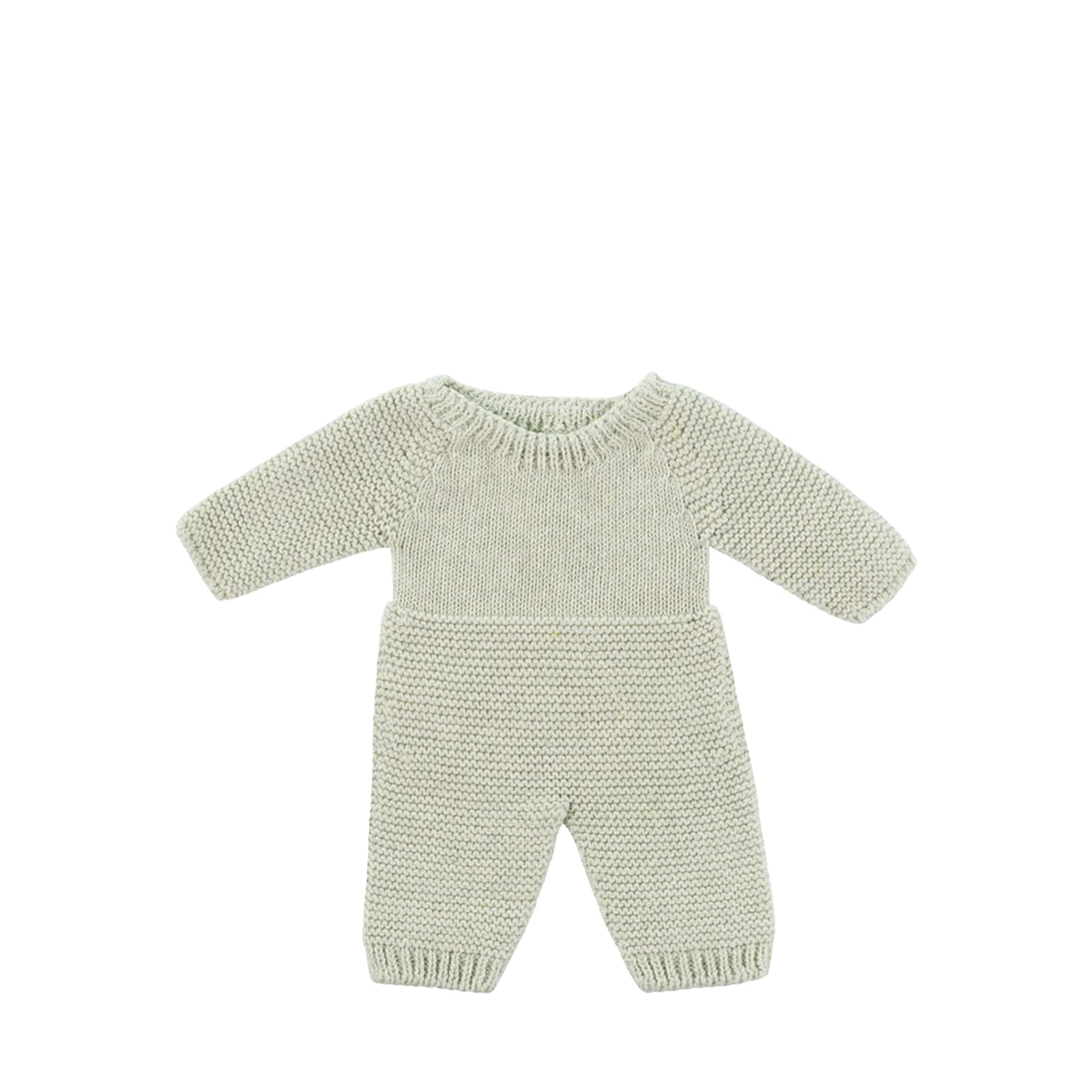 Knitted Doll Pyjamas Mint - 32cm