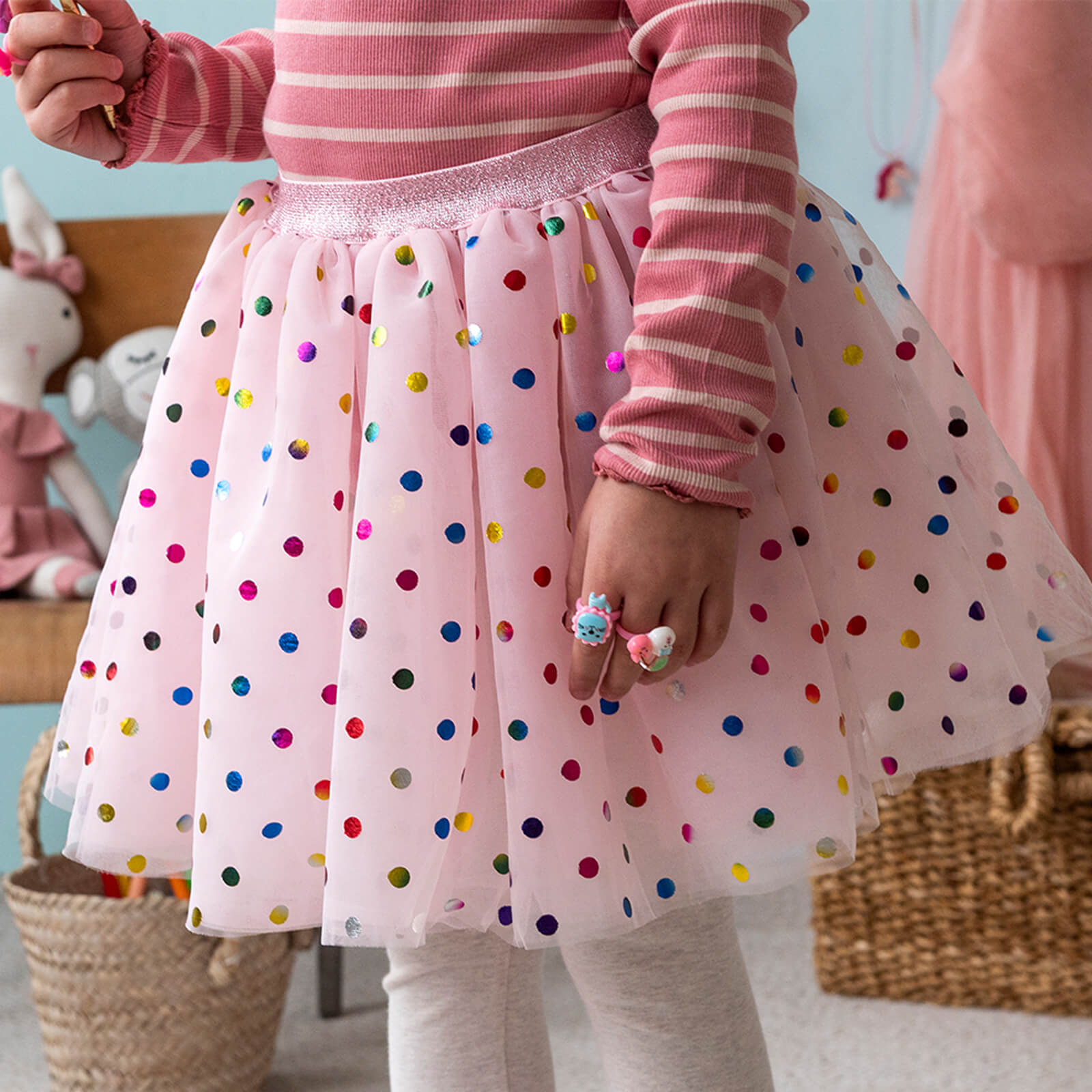 Childrens Skirt - Spotty Party Tutu
