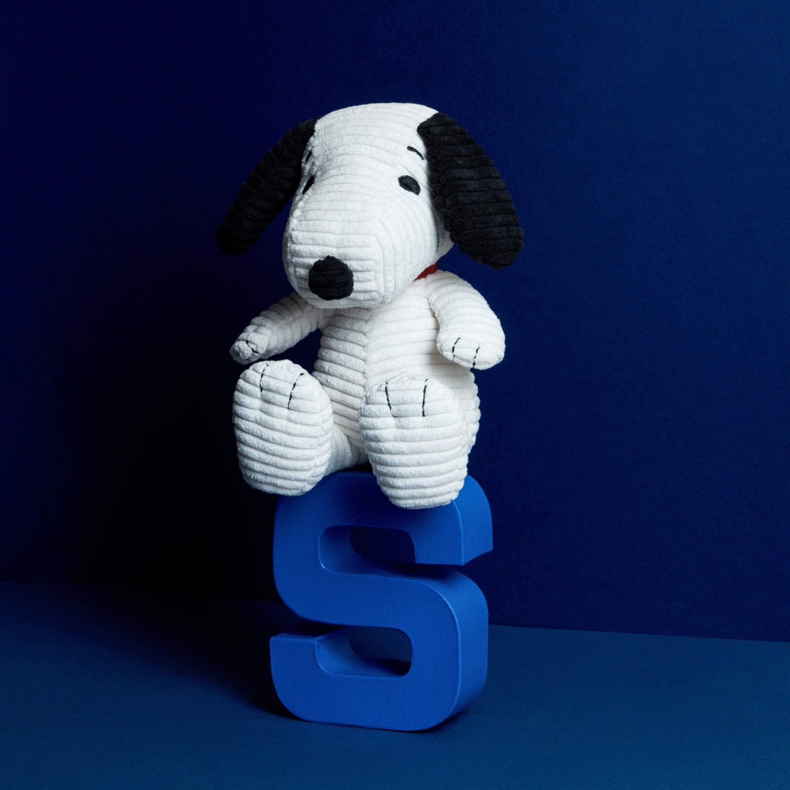 Snoopy Corduroy 27cm Plush - Cream