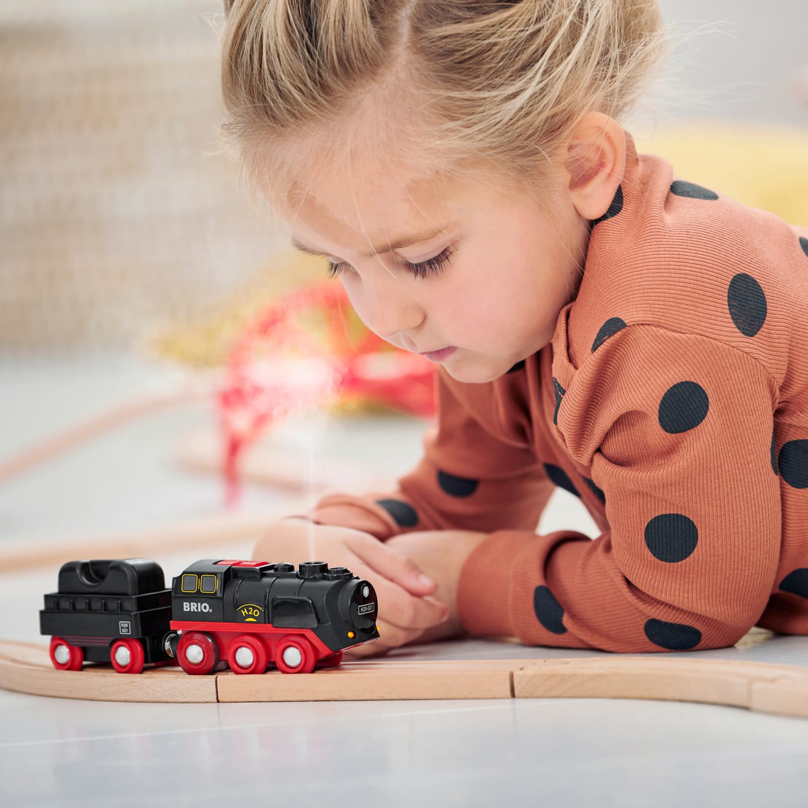 Battery Operated Steaming Train