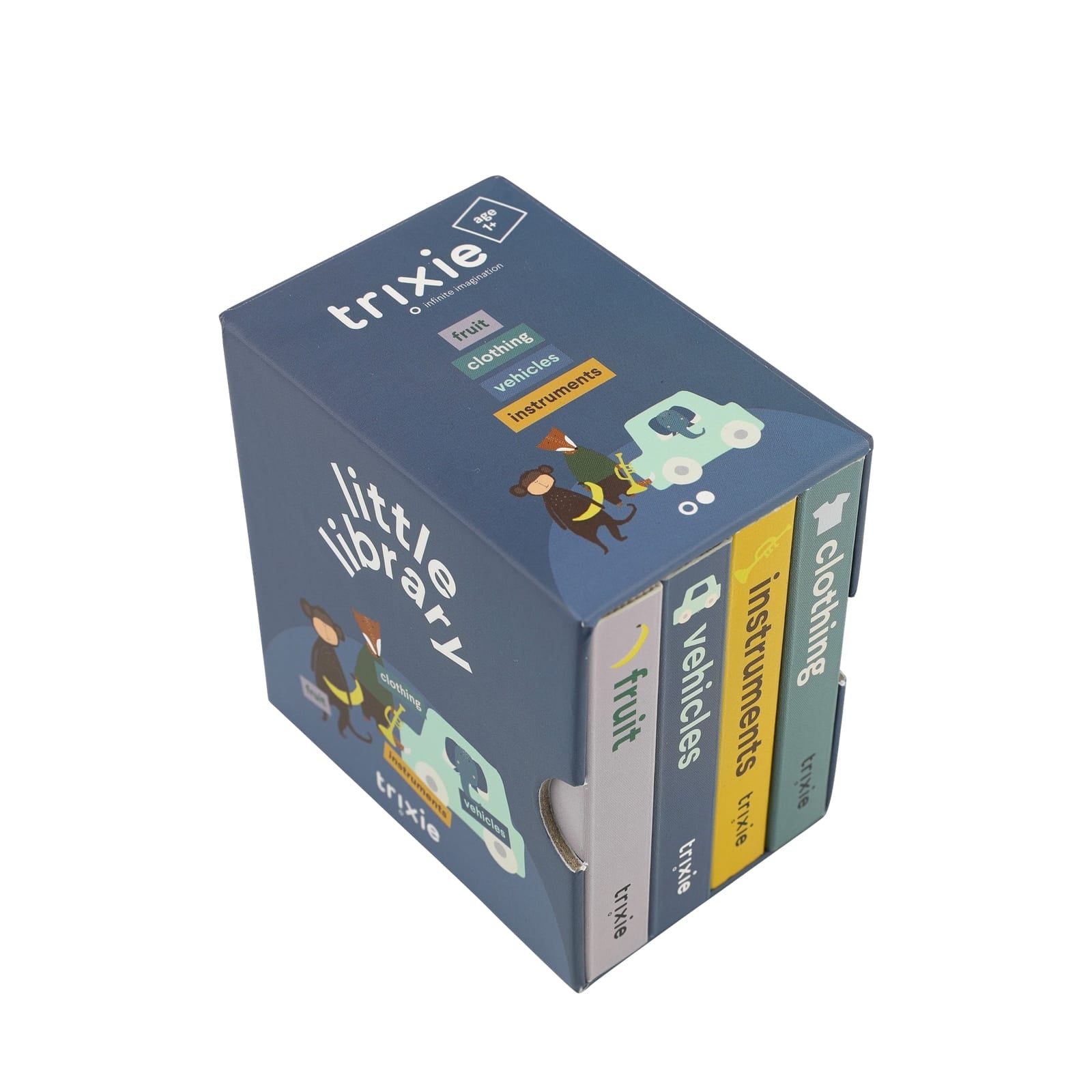 4 Pack Books - Clothing, Fruit, Vehicles, Instruments