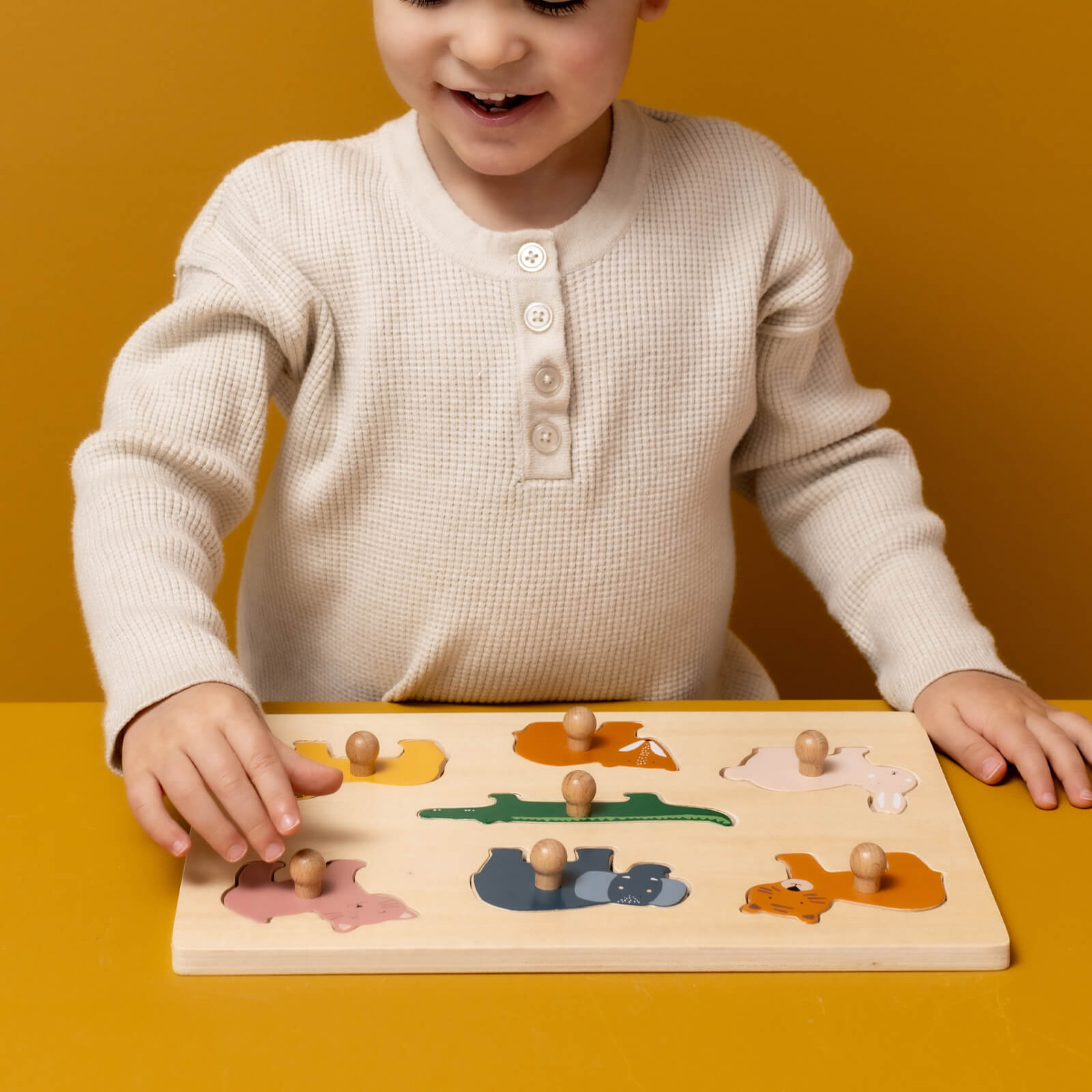 Wooden Animal Puzzle - 7 Pieces