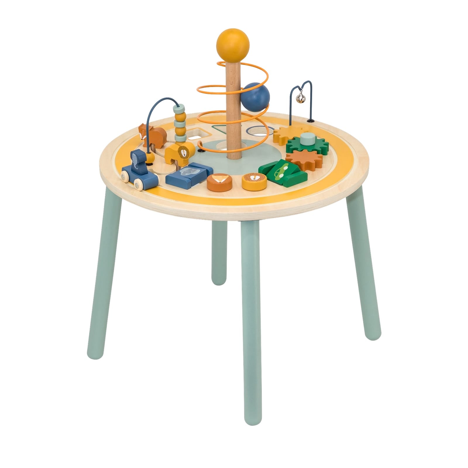 Wooden Animal Activity Table