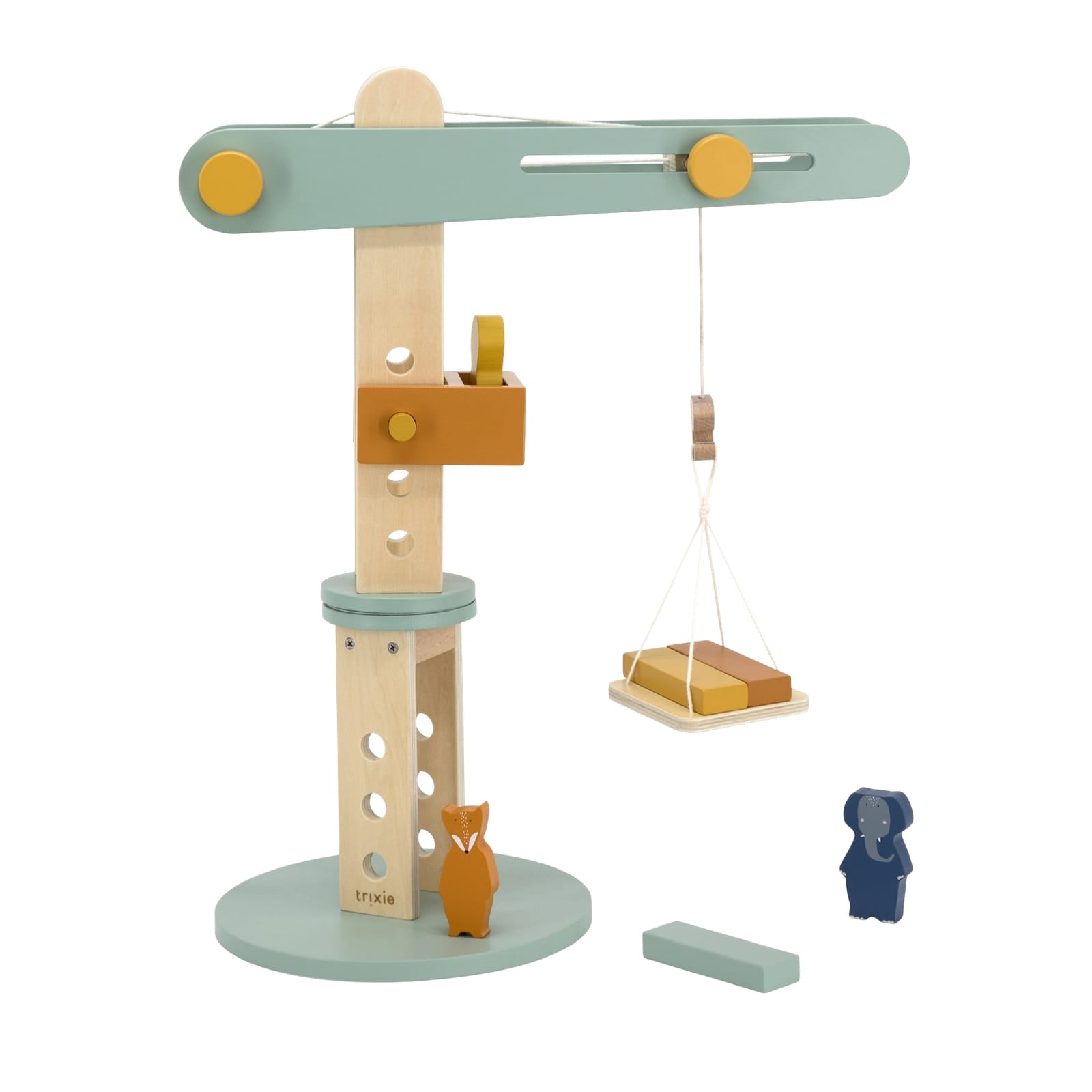 Wooden Construction Crane