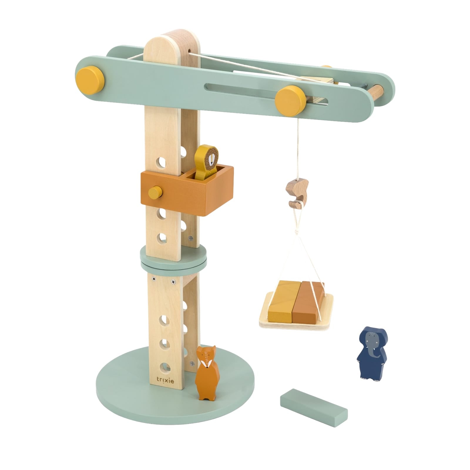 Wooden Construction Crane