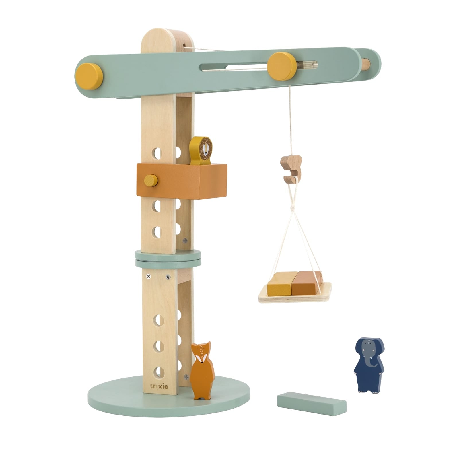 Wooden Construction Crane