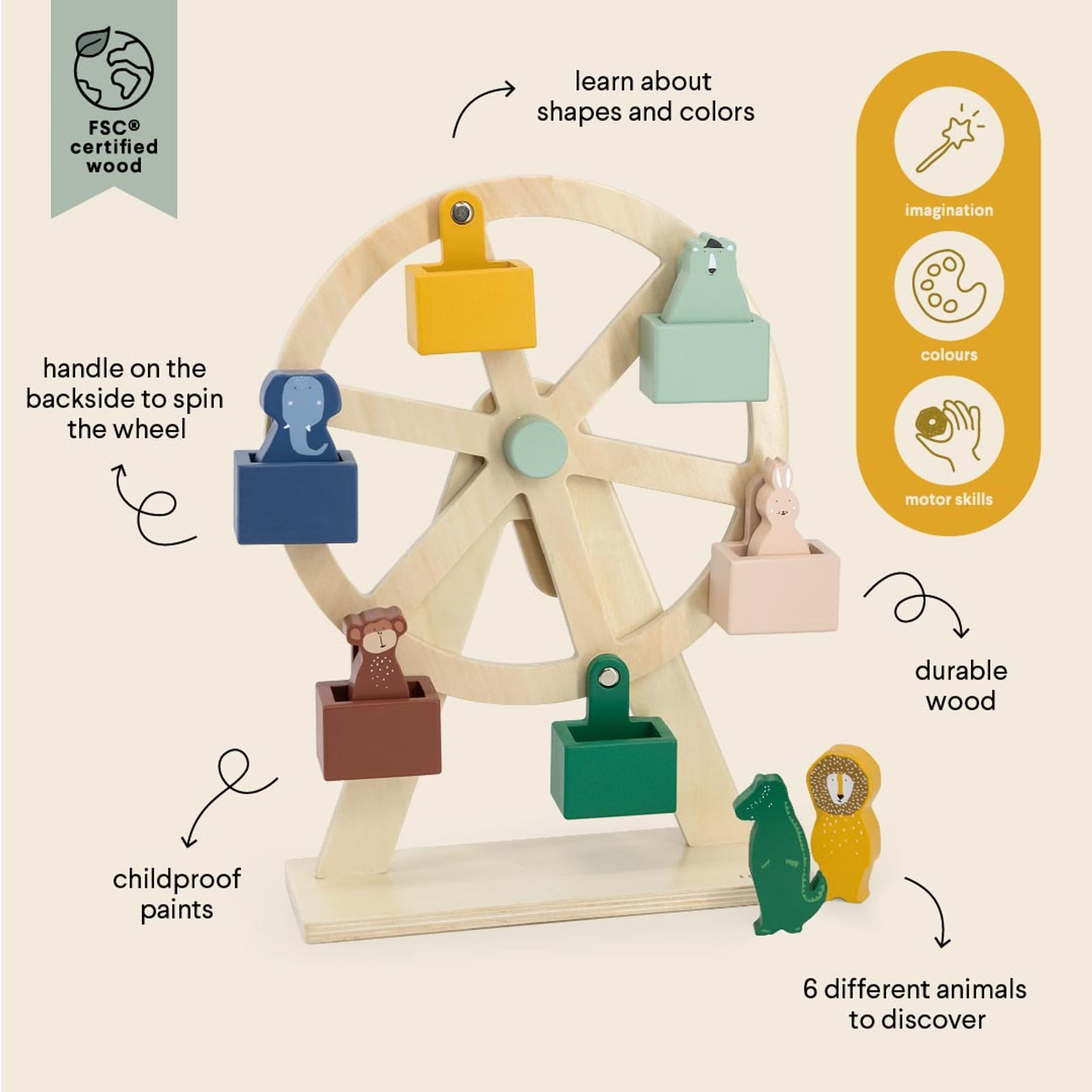 Wooden Ferris Wheel