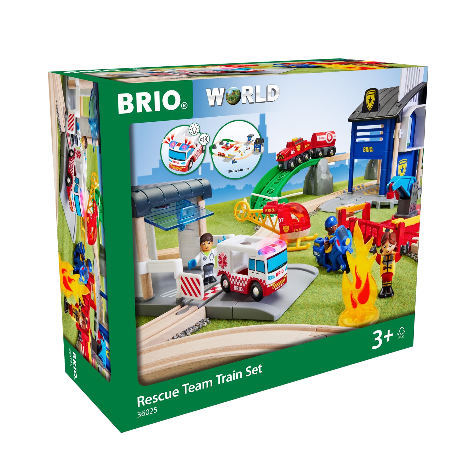 Brio Rescue Team Train Set