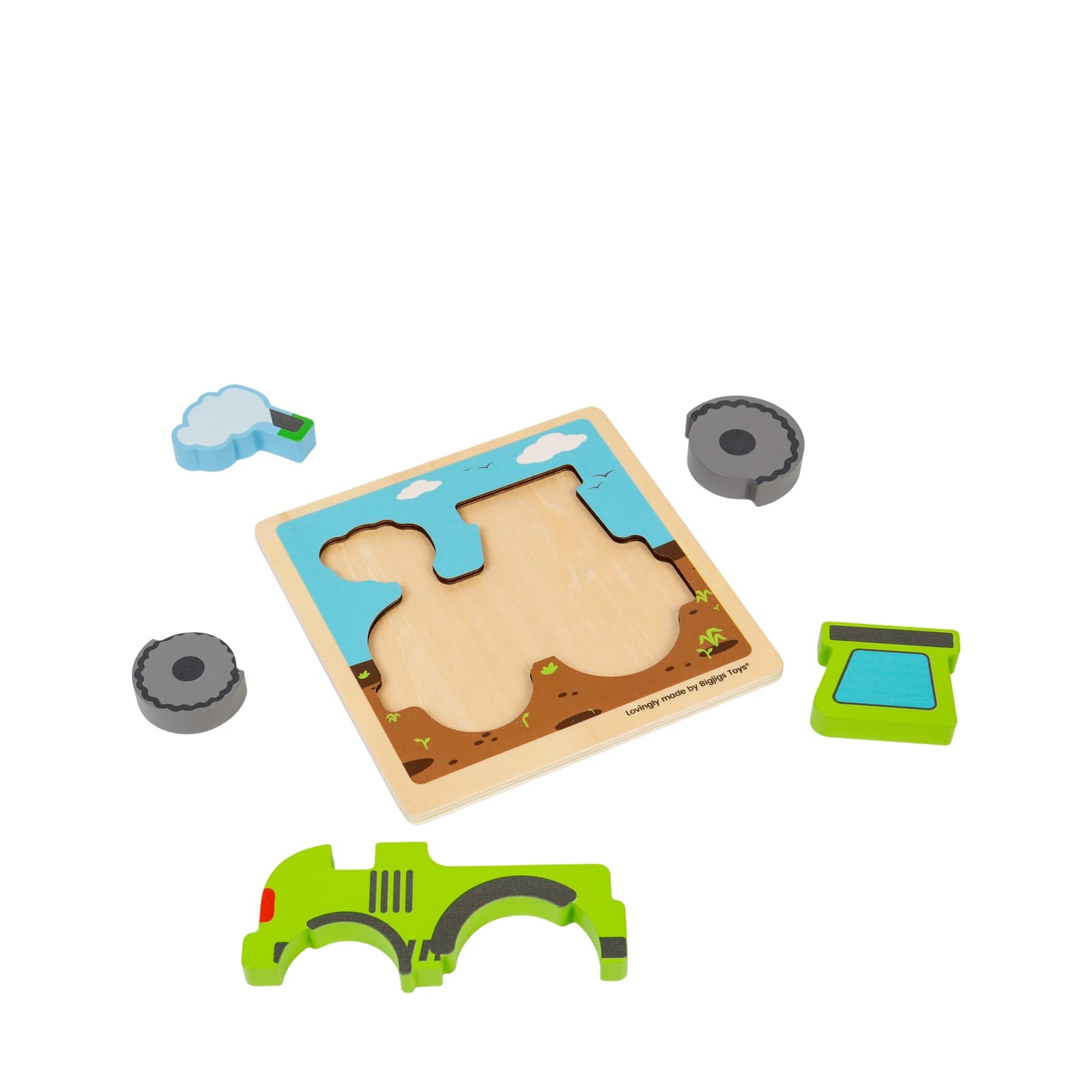 Chunky Lift Out Puzzle - Tractor