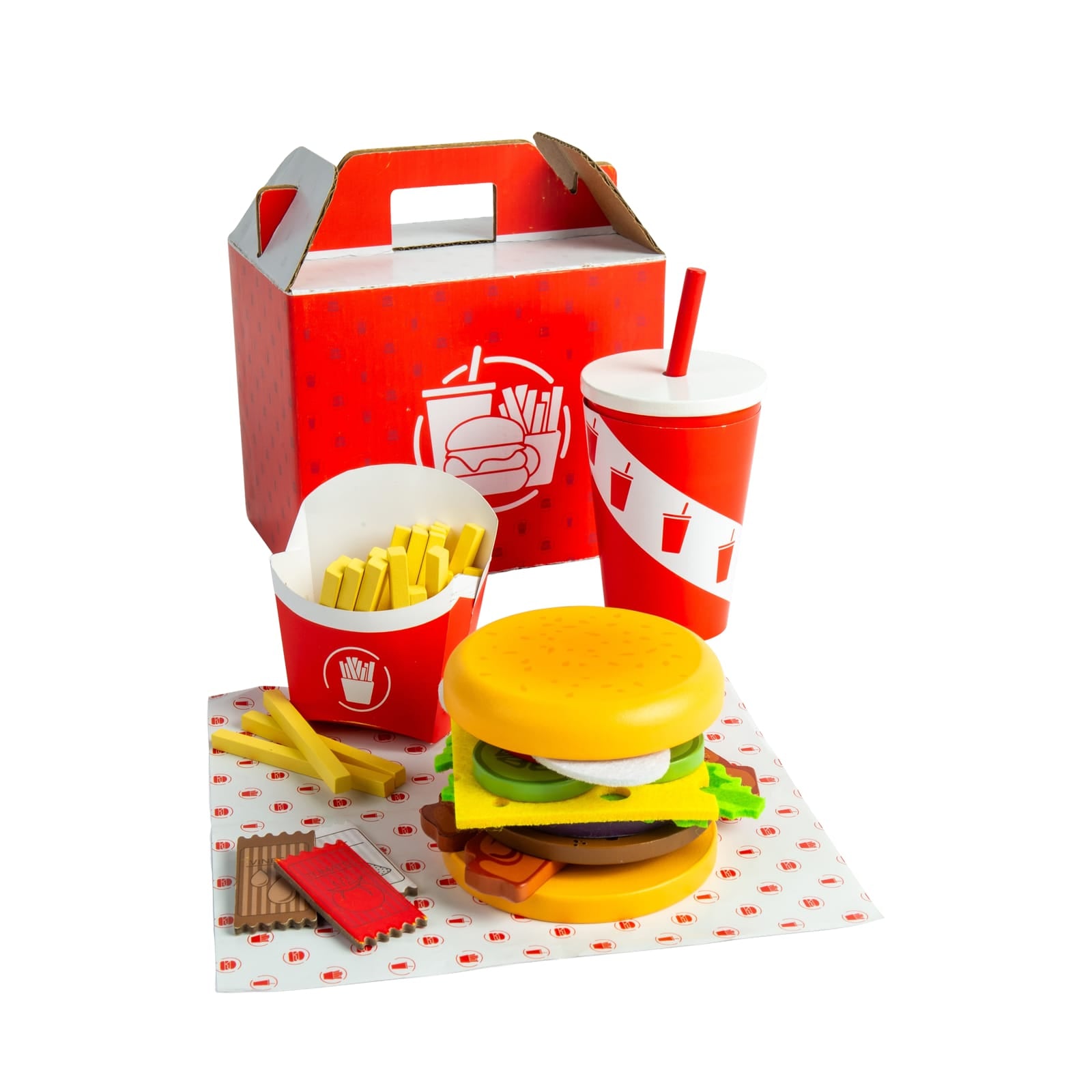 Burger and Fries Play Set